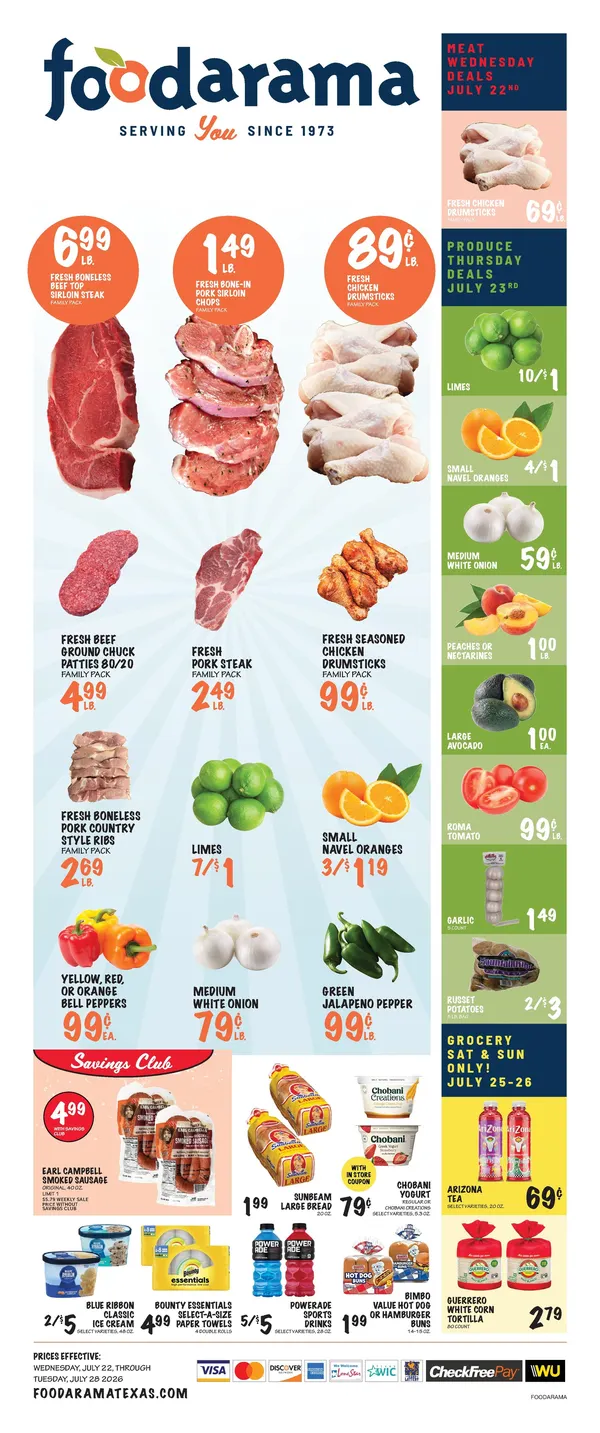 Weekly ad Foodarama Sales from July 22 to July 28 2026 - Page 