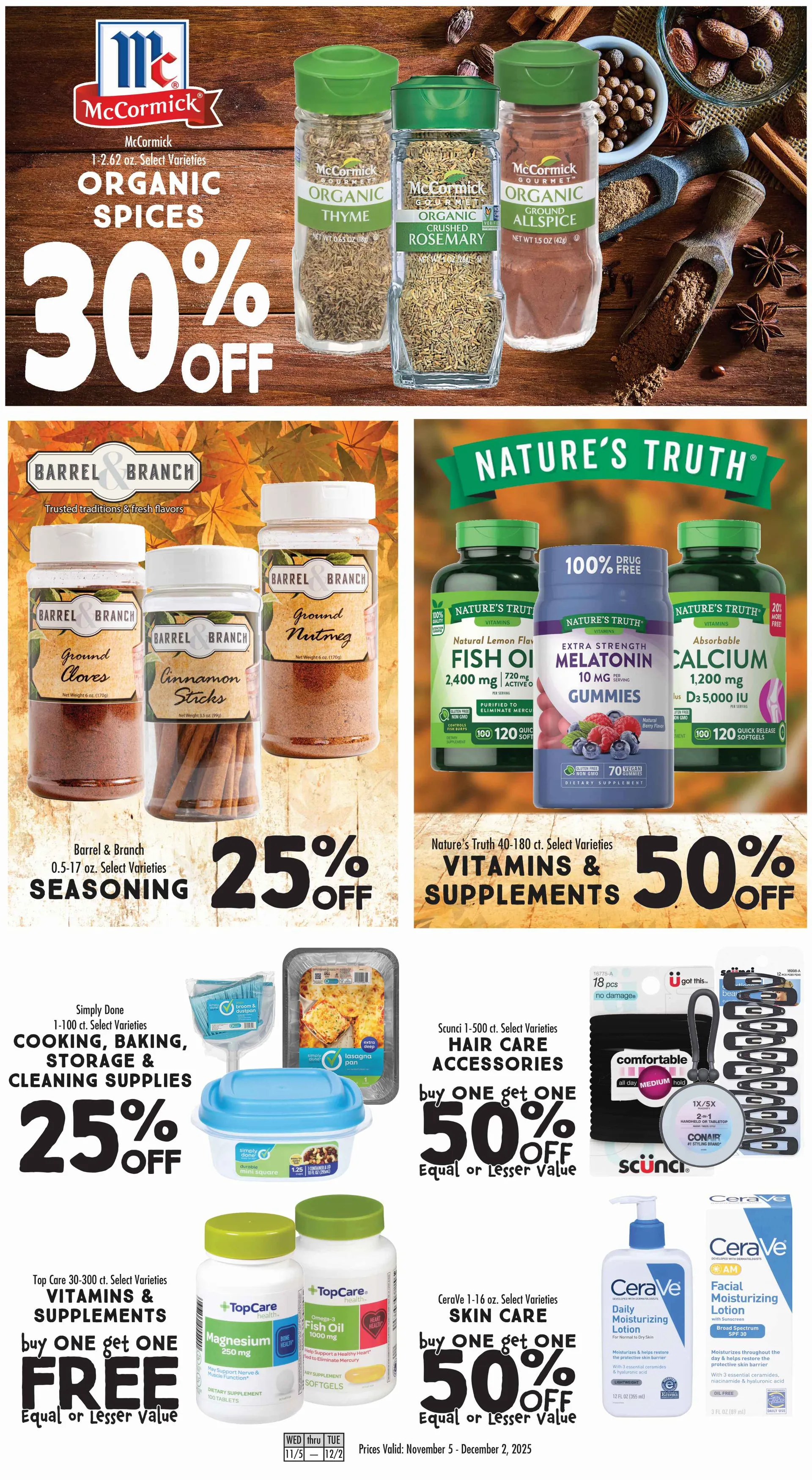 Weekly ad Broulim ´s Sales from November 5 to December 2 2025 - Page 1