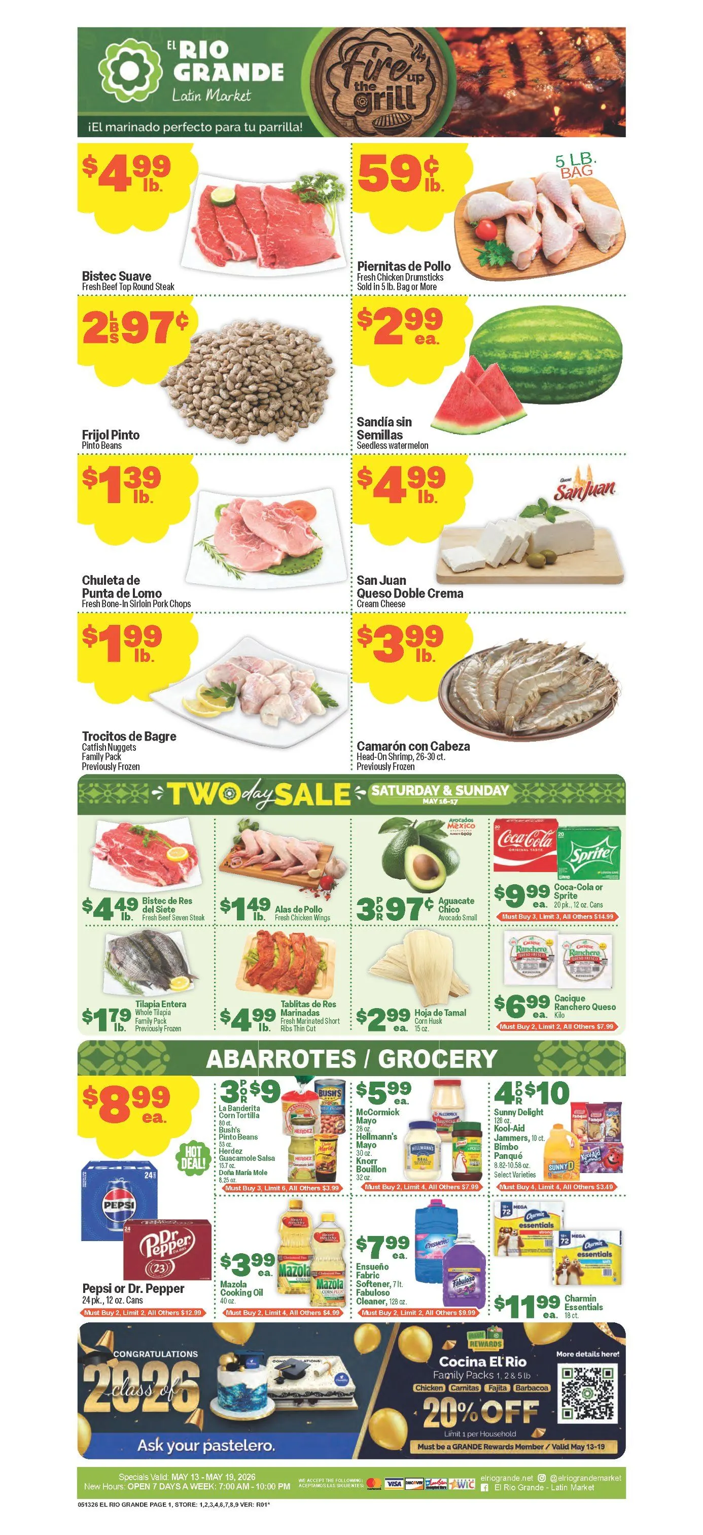 Weekly ad  El Rio Grande Sales from May 13 to May 19 2026 - Page 