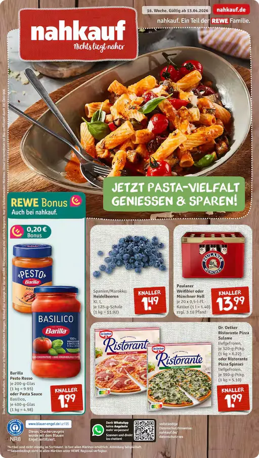 Nahkauf Prospekte von 13. April bis 18. April 2026 - Prospekt seite 1