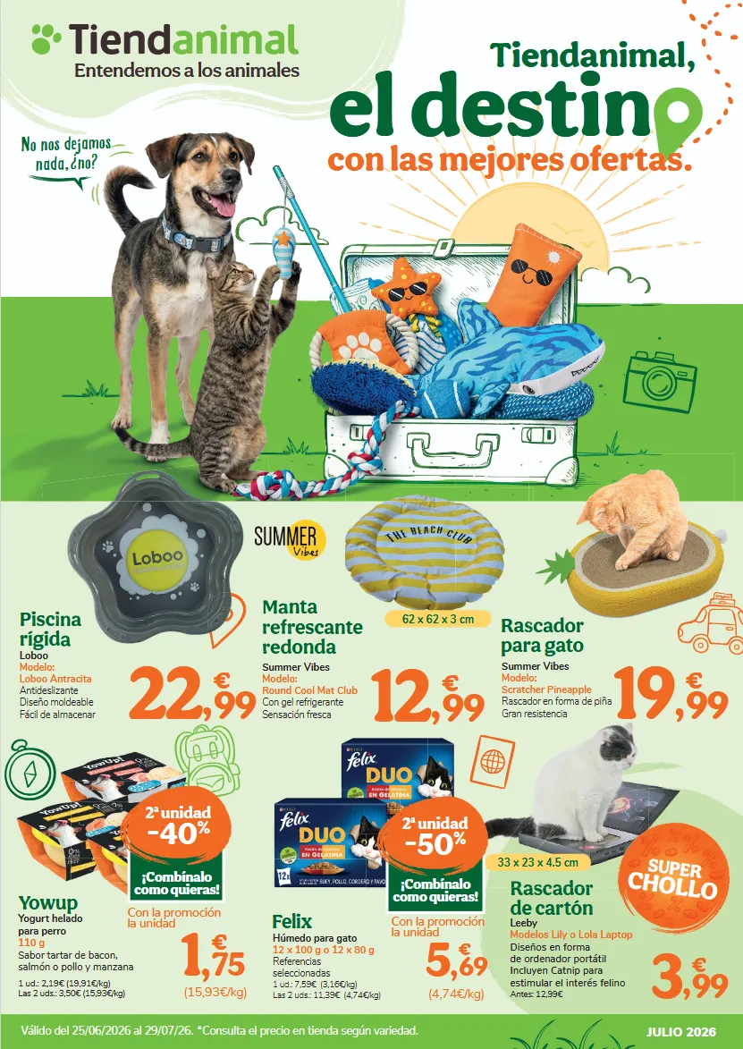 Catálogo de TiendAnimal Ofertas 25 de julio al 29 de julio 2026 - Página 1
