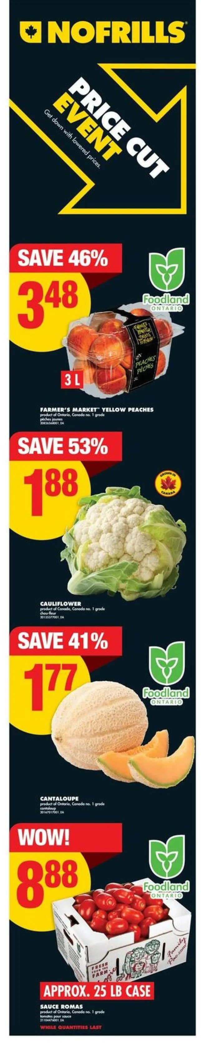No Frills Sales from August 21 to August 27 2025 - flyer page 1