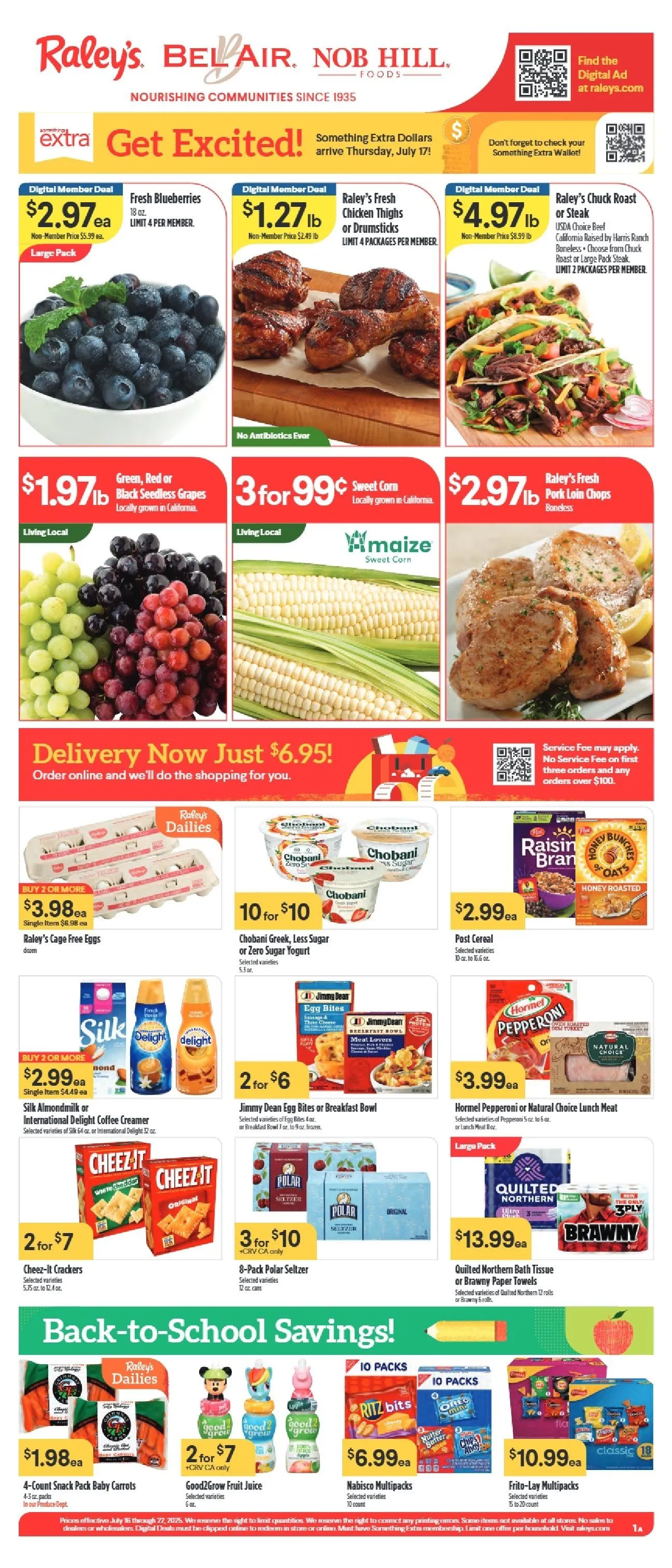 Weekly ad Raley's Sales from July 16 to July 22 2025 - Page 