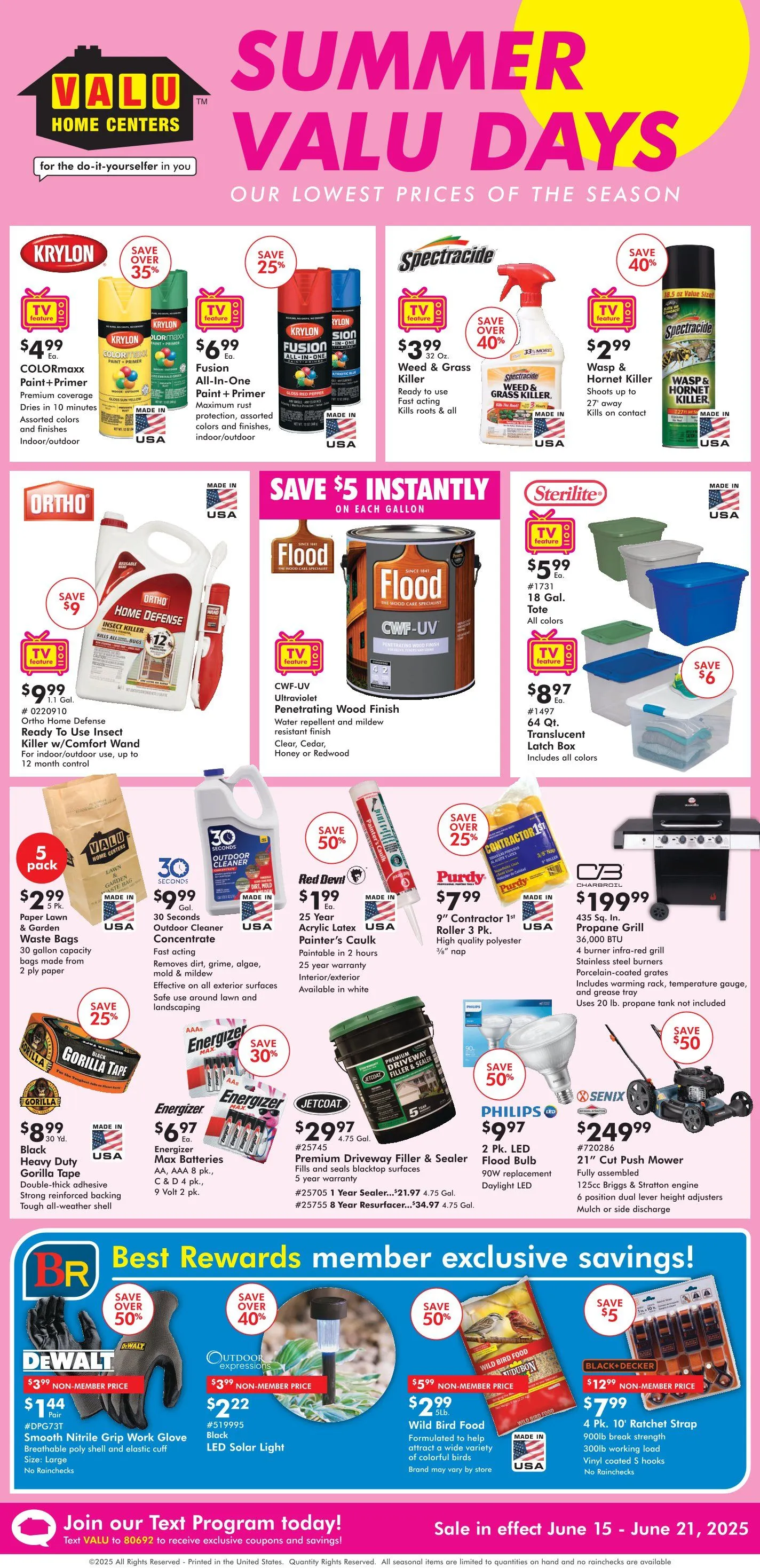 Weekly ad Valu Home Centers weekly ads from June 15 to June 21 2025 - Page 