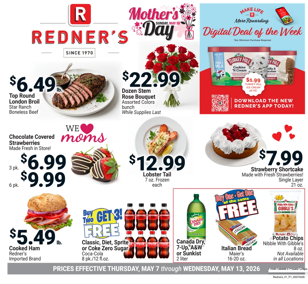 Weekly ad Redner's Market Sales from May 7 to May 13 2026 - Page 1