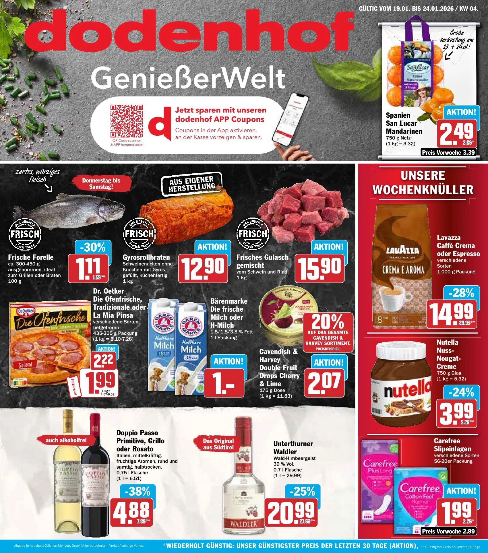 Dodenhof Prospekte von 16. Januar bis 24. Januar 2026 - Prospekt seite 