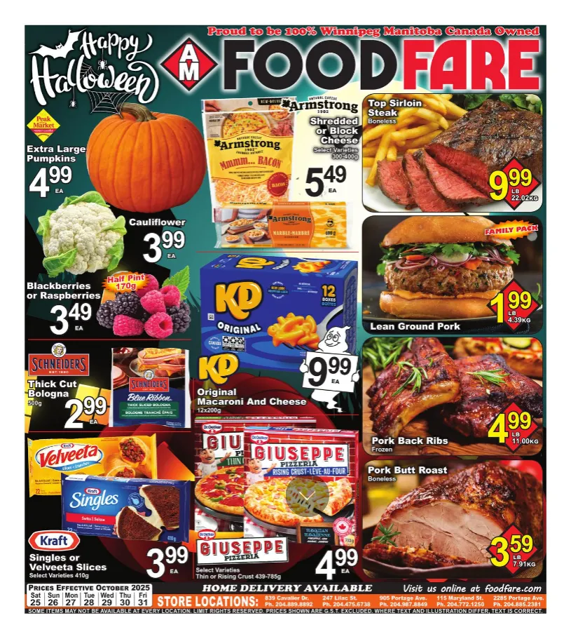 Food Fare Sales from October 25 to October 31 2025 - flyer page 