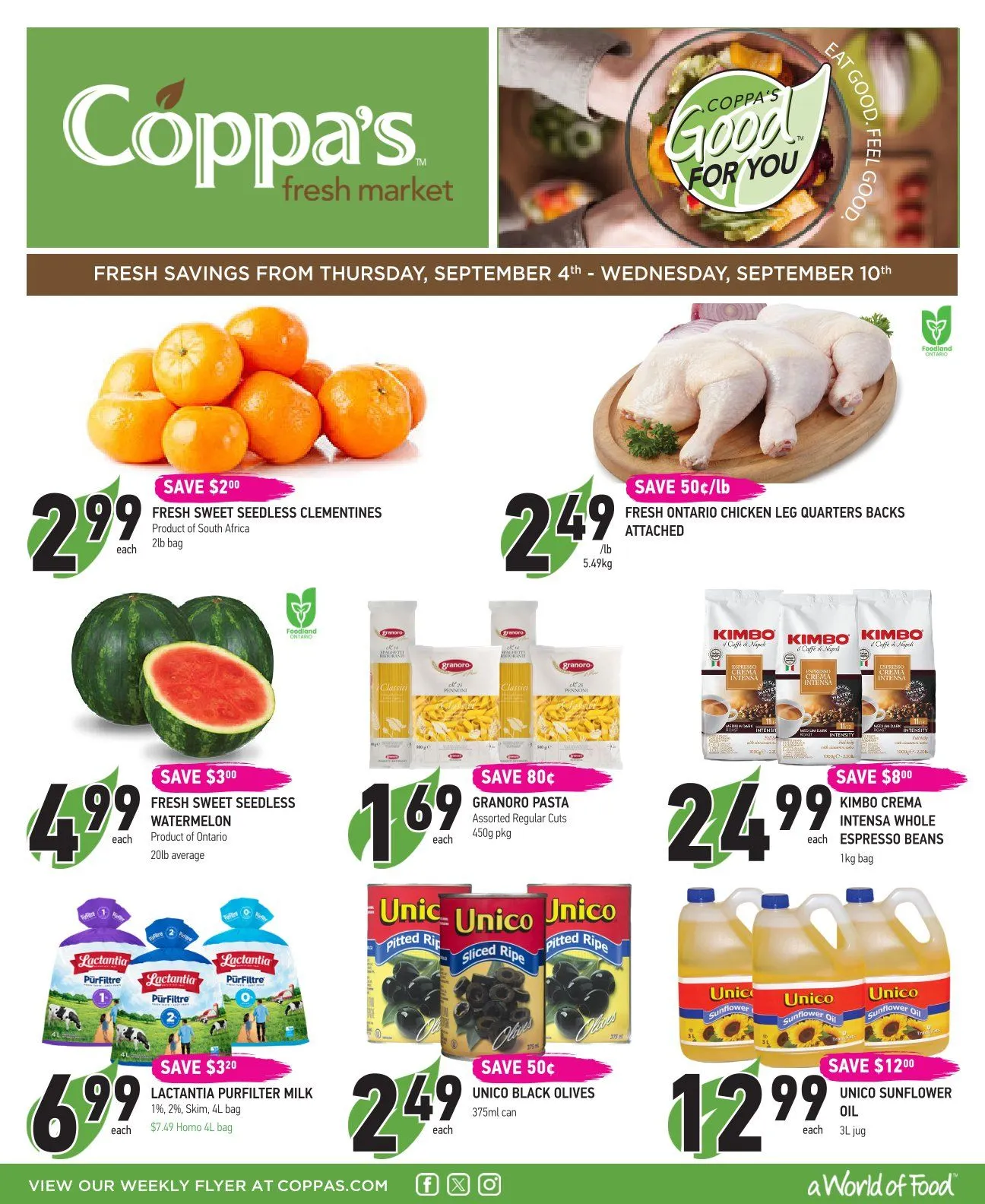 Coppas Fresh Market Sales from September 4 to September 10 2025 - flyer page 1