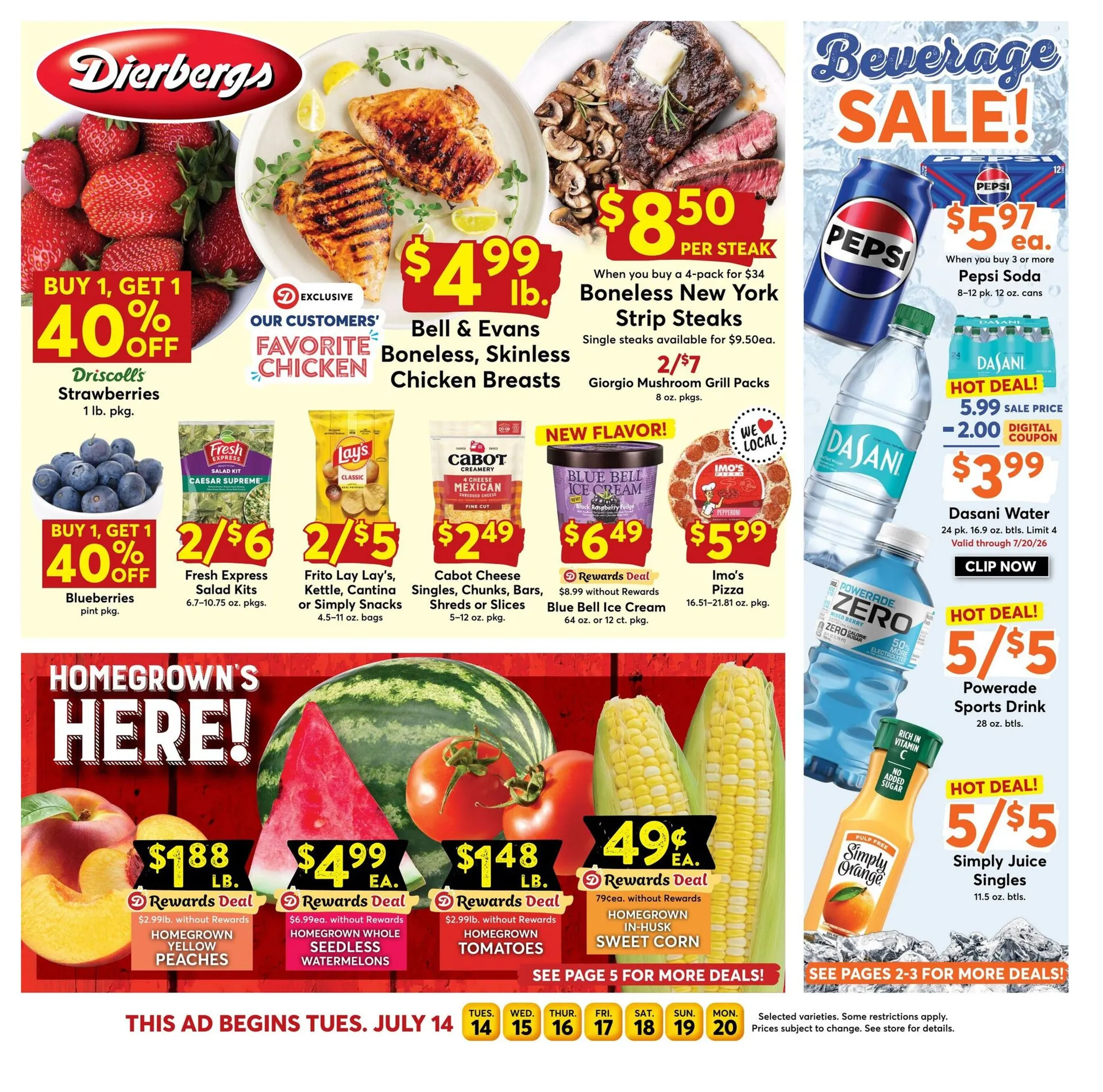 Weekly ad Dierbergs Sales from July 14 to July 20 2026 - Page 1