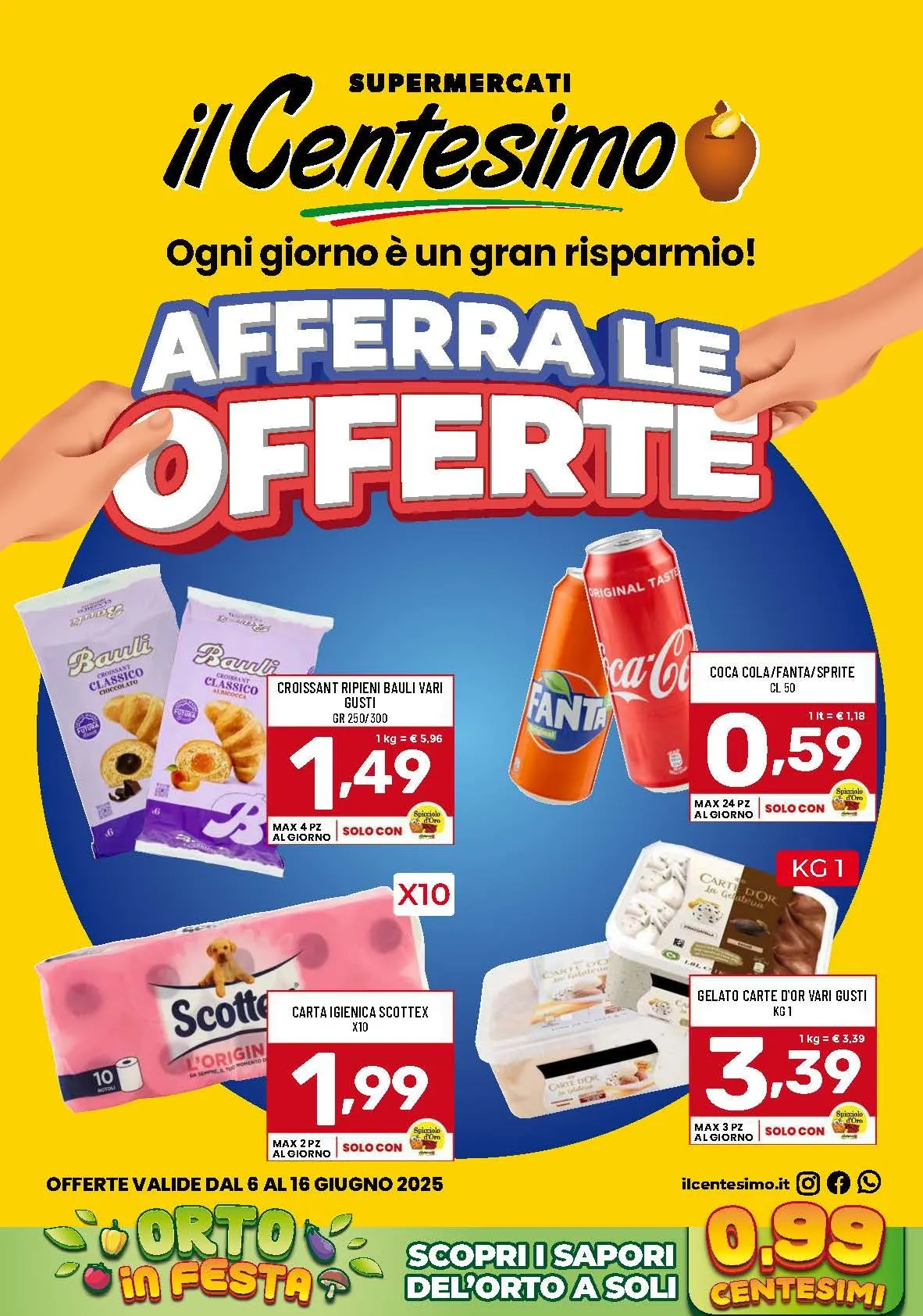 Volantini Il Centesimo da 6 giugno a 16 giugno di 2025 - Pagina del volantino 1