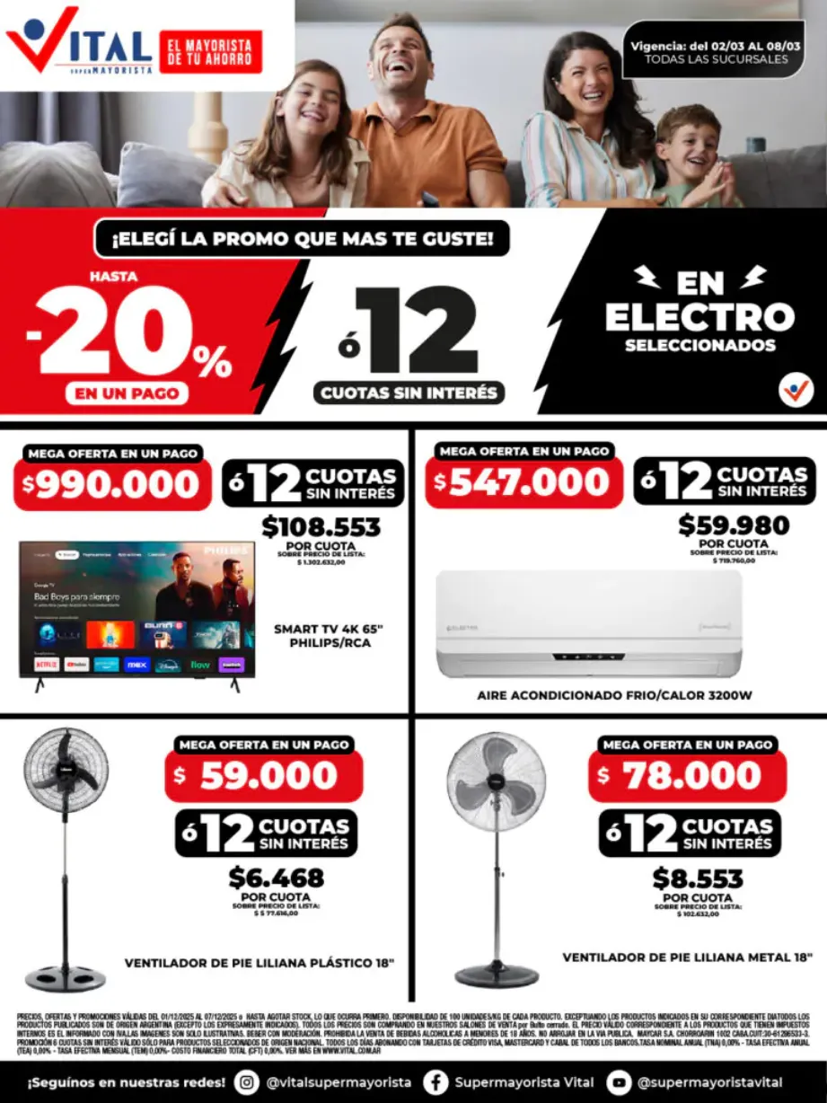 Ofertas de Vital Ofertas 2 de marzo al 8 de marzo 2026 - Página 1 del catálogo