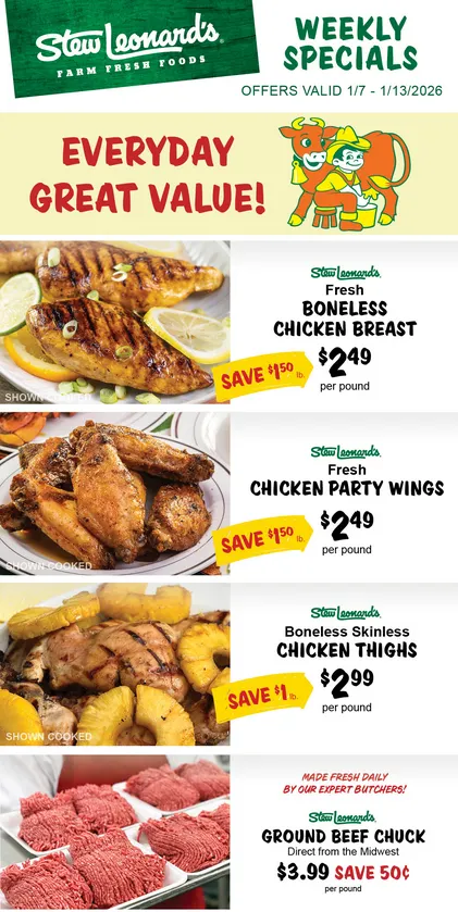 Weekly ad Stew Leonard's Sales from January 7 to January 13 2026 - Page 