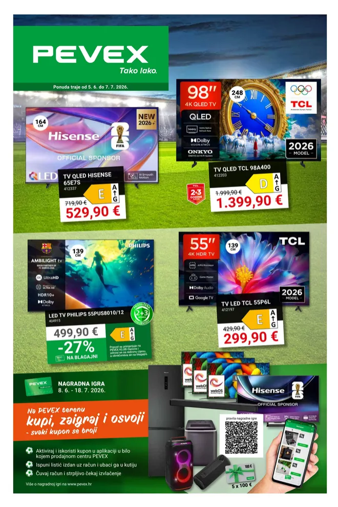 Katalog Pevex od 5. lipnja do 7. srpnja 2026. - Pregled Stranica 1