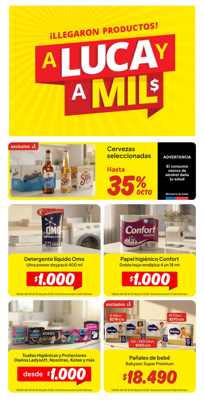 Catálogo de Unimarc Ofertas 21 de julio al 4 de agosto 2026 - Página 1