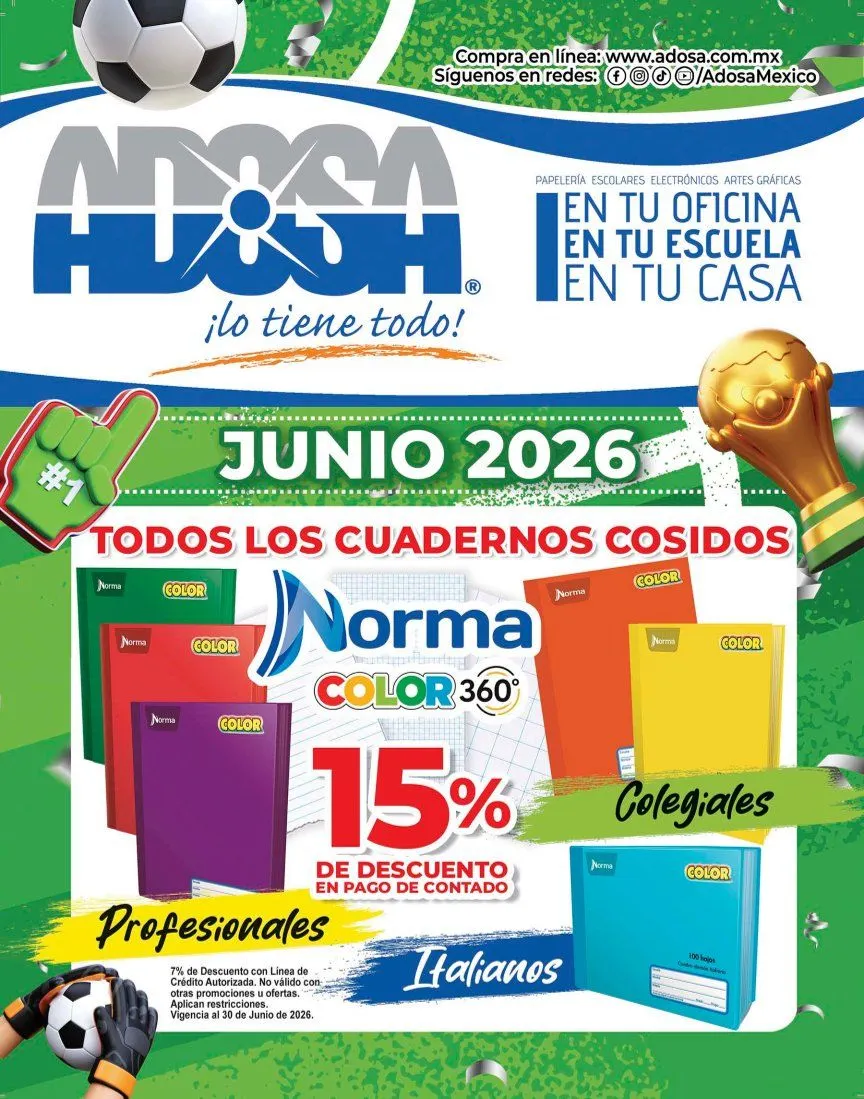 Catálogo de Adosa Ofertas 1 de junio al 30 de junio 2026 - Pagina 1
