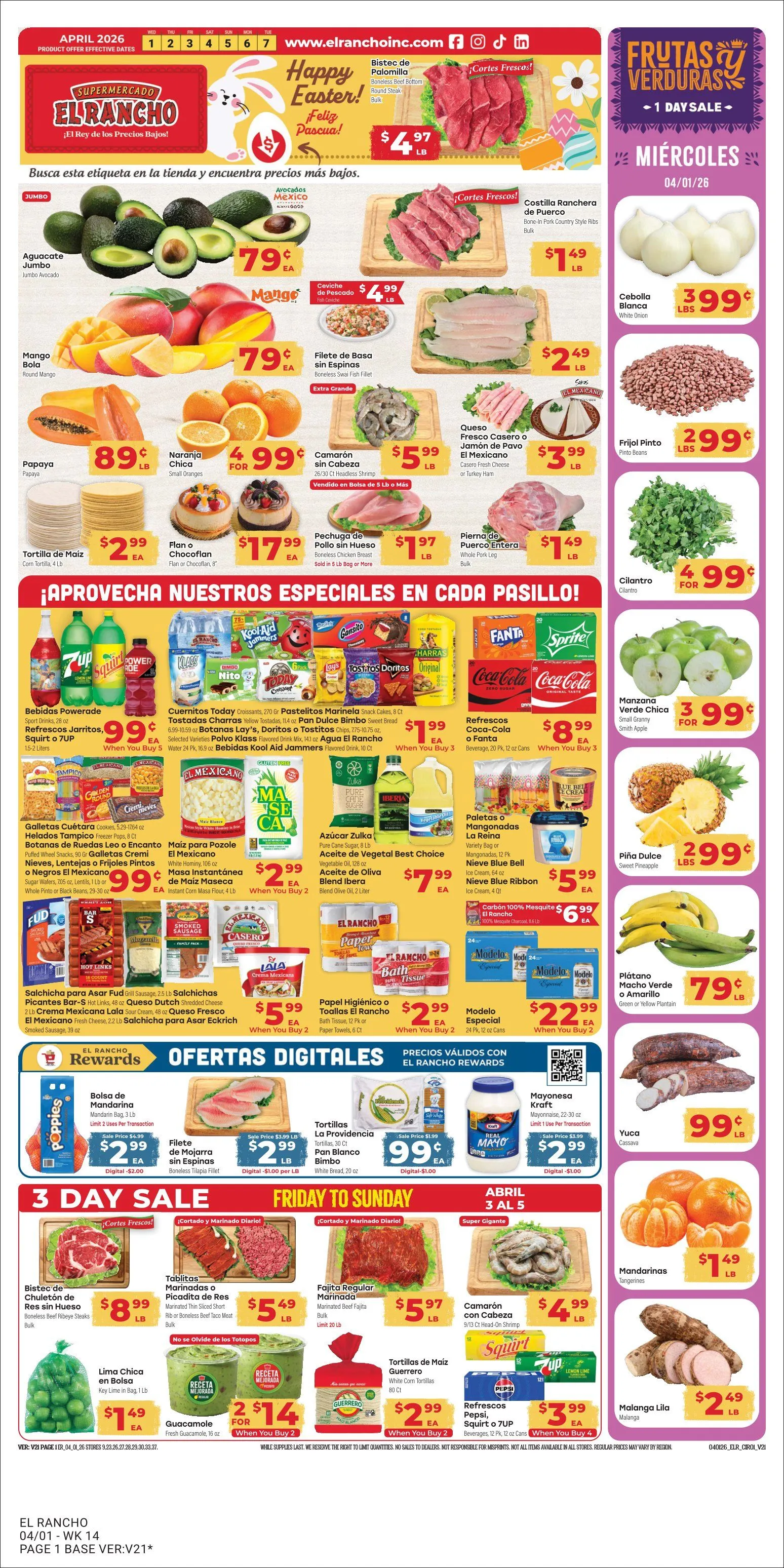 Weekly ad El Rancho Sales from April 1 to April 7 2026 - Page 
