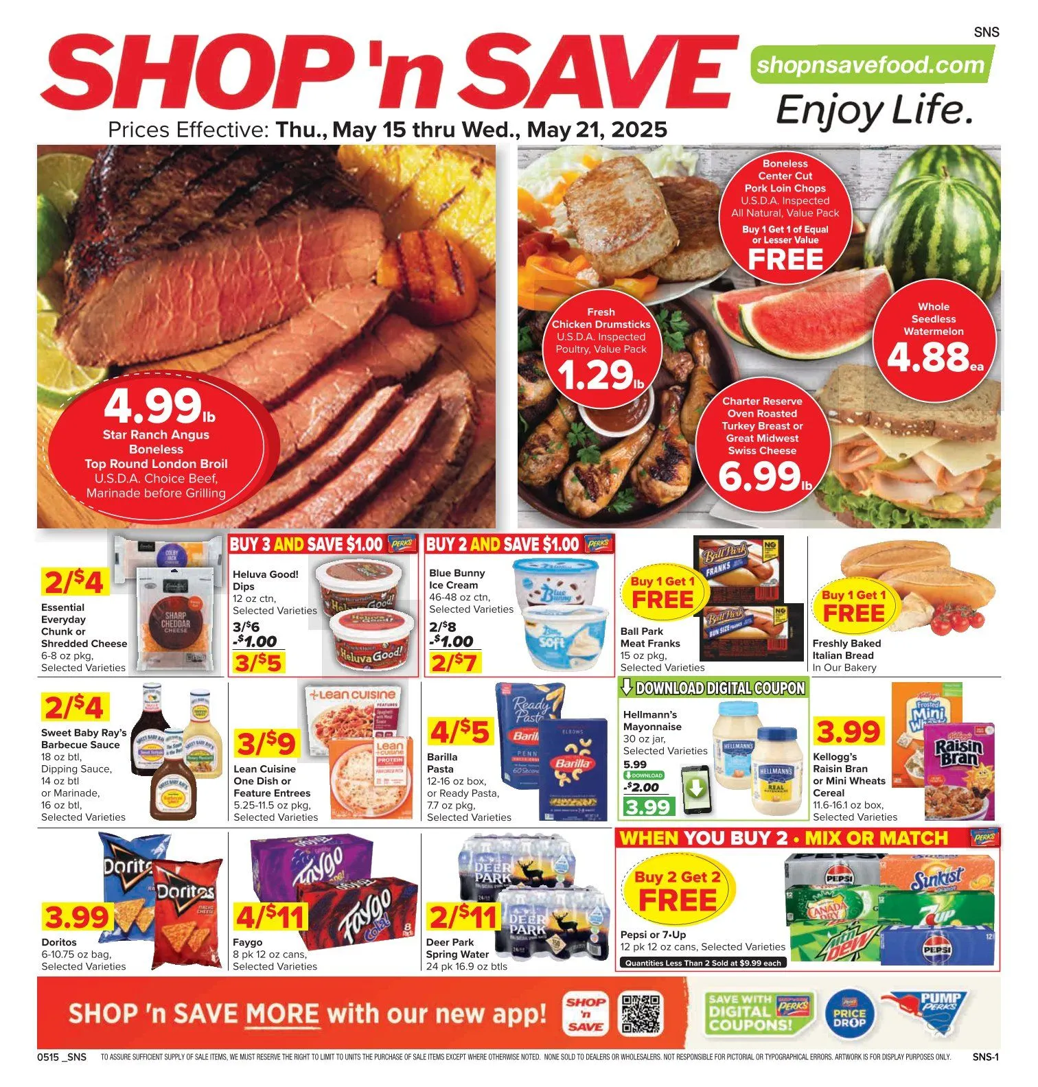 Weekly ad Shop'n Save Sales from May 15 to May 21 2025 - Page 