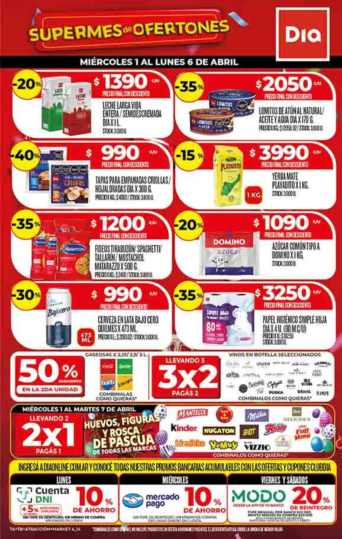 Ofertas de Ofertas Dia  1 de abril al 6 de abril 2026 - Página 1 del catálogo