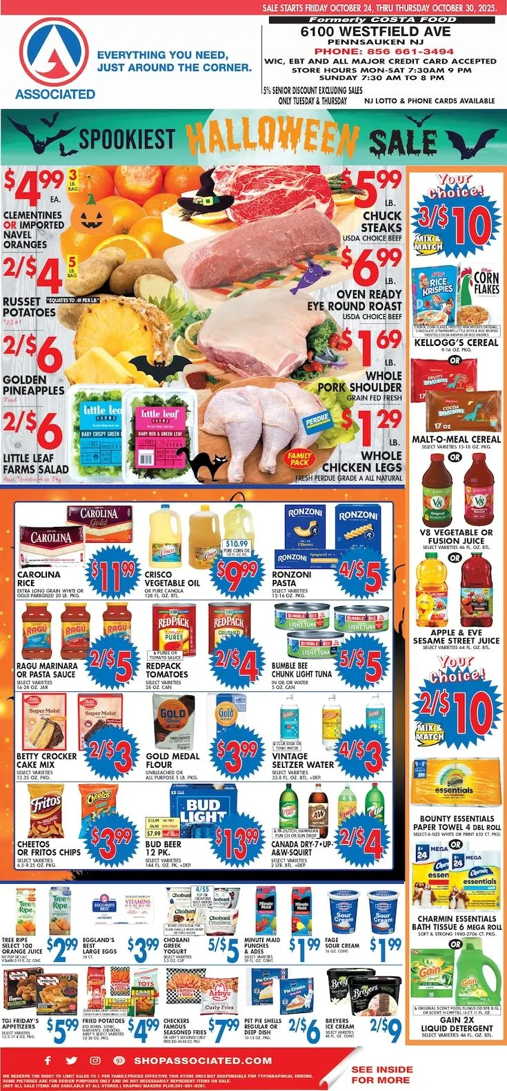 Weekly ad Associated Supermarkets Sales from October 24 to October 30 2025 - Page 