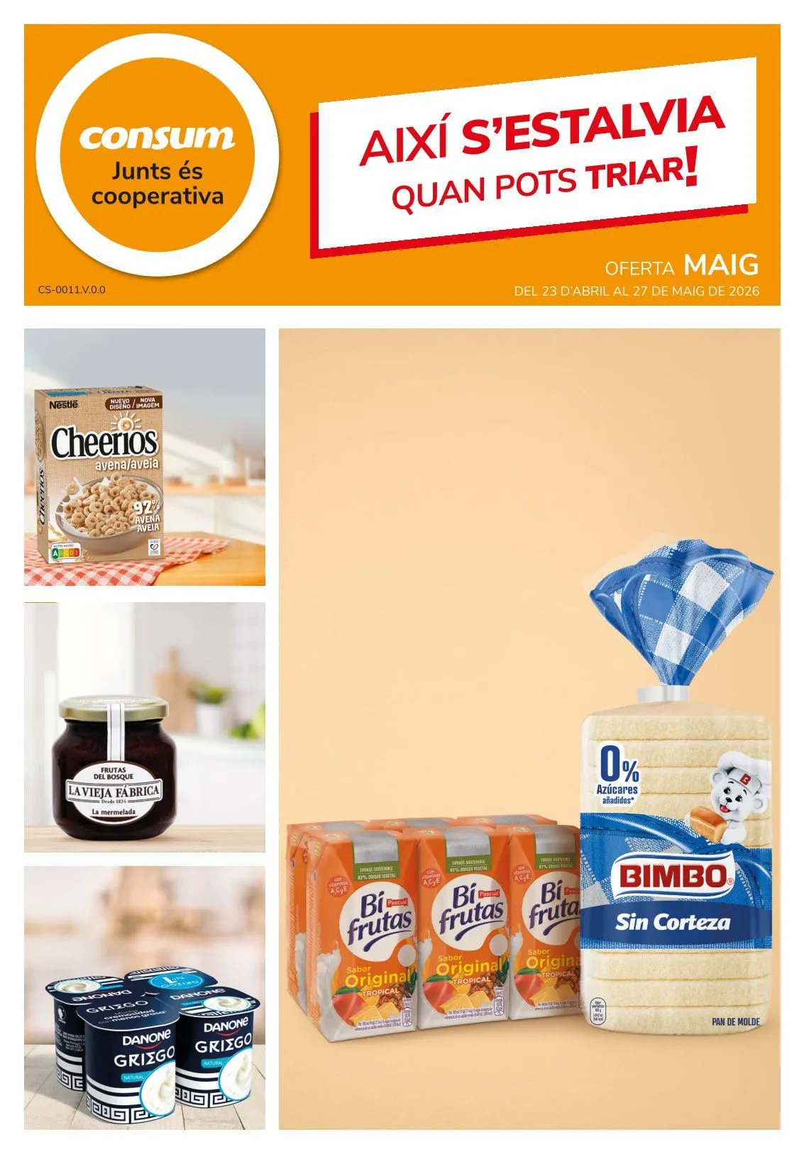 Catálogo de  Consum Ofertas 23 de abril al 27 de abril 2026 - Página 1