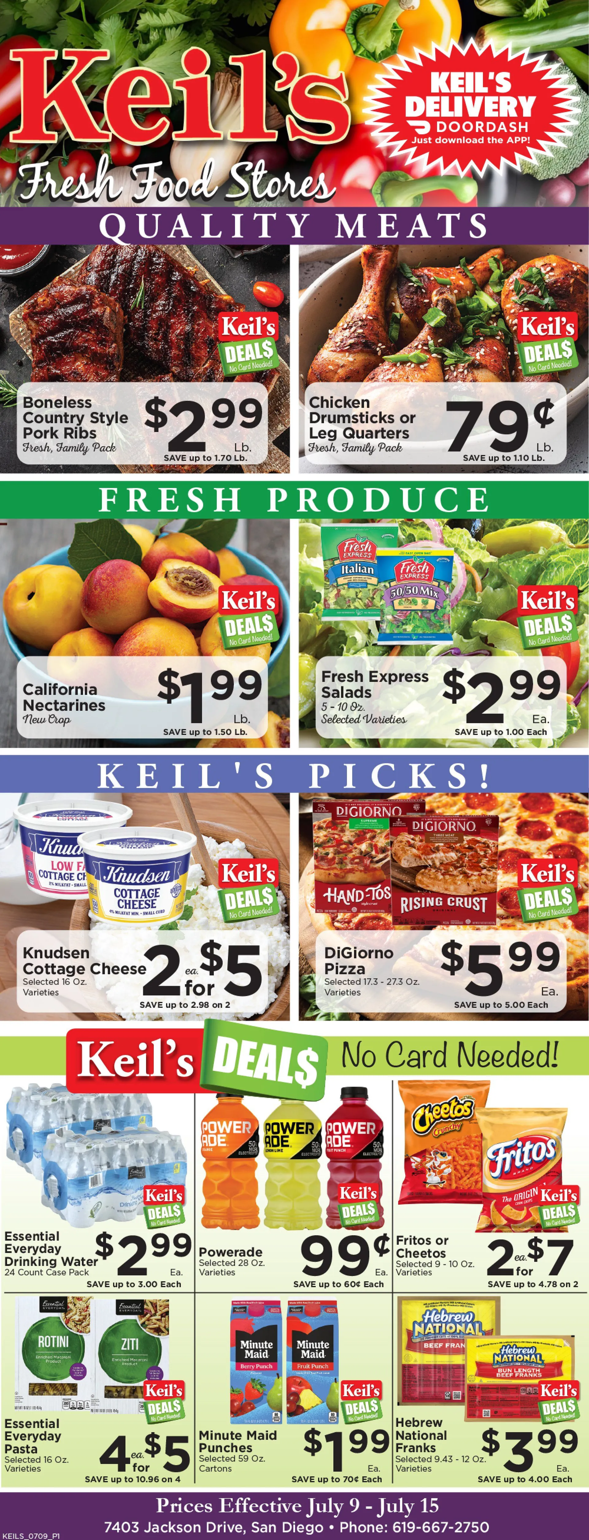 Weekly ad Keil's Fresh Food Stores lSales from July 9 to July 15 2025 - Page