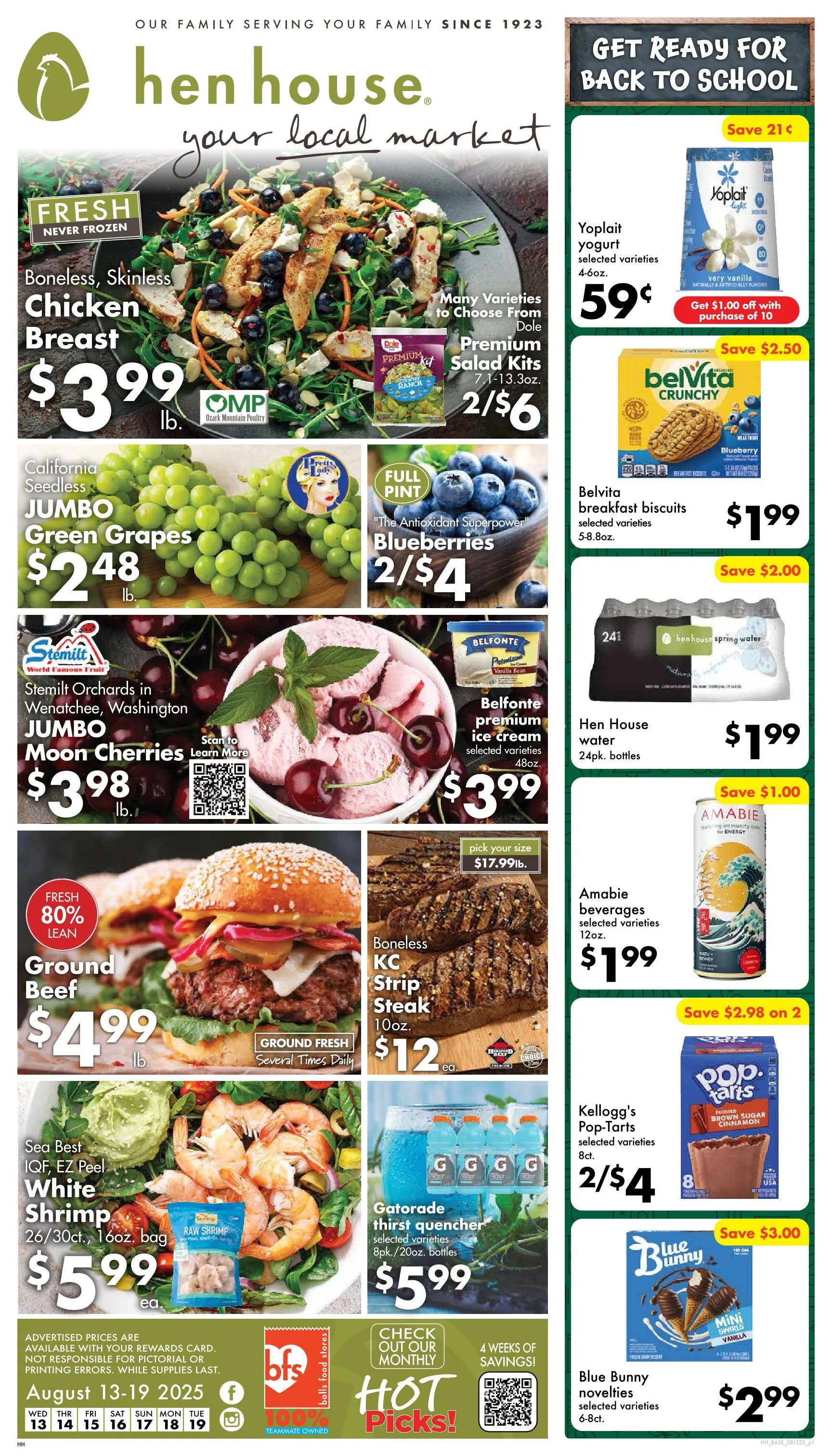 Weekly ad Hen House Sales from August 13 to August 20 2025 - Page 