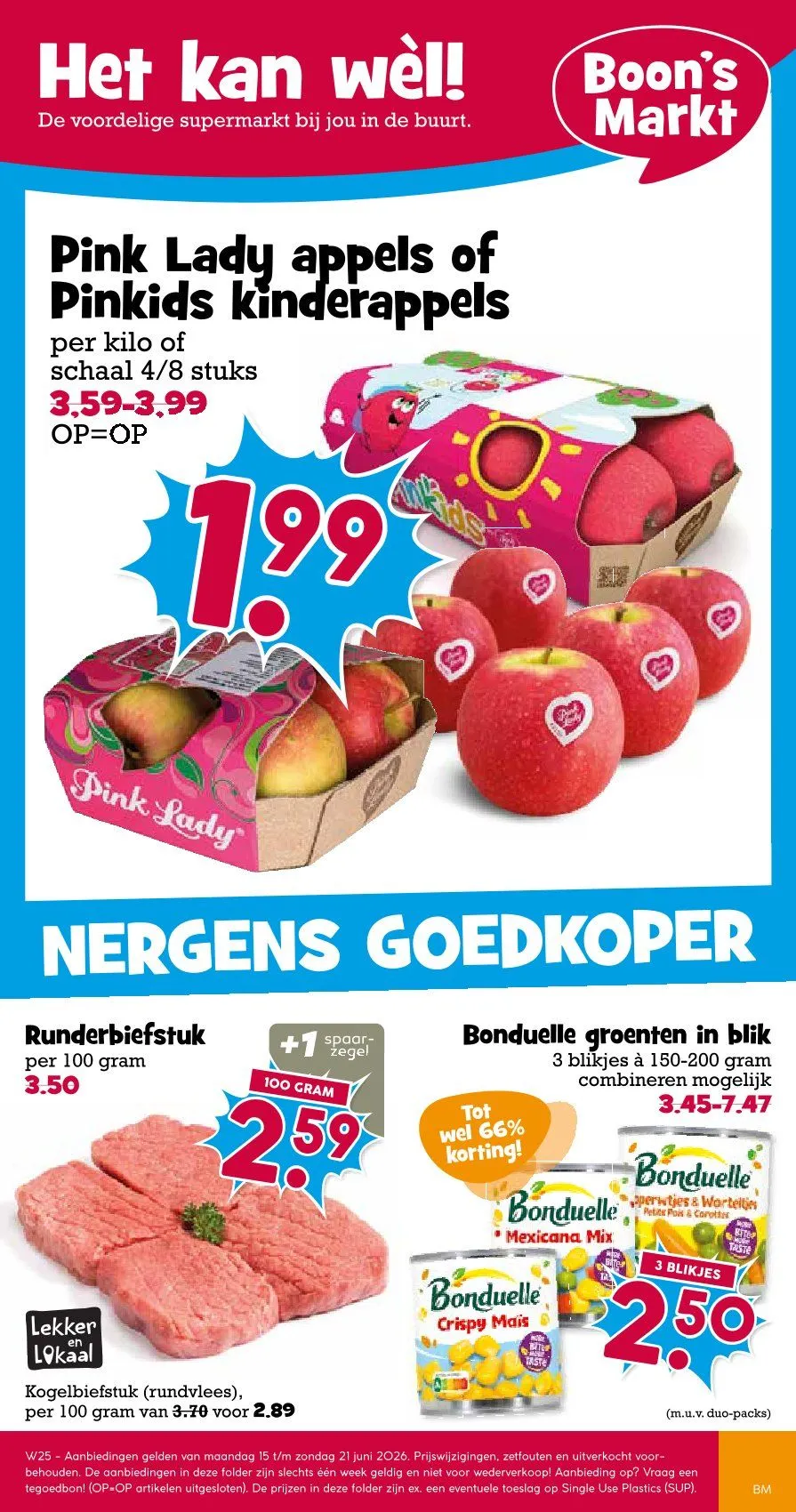 Boon's Markt folders van 19 juni tot 21 juni 2026 - Folder pagina 1