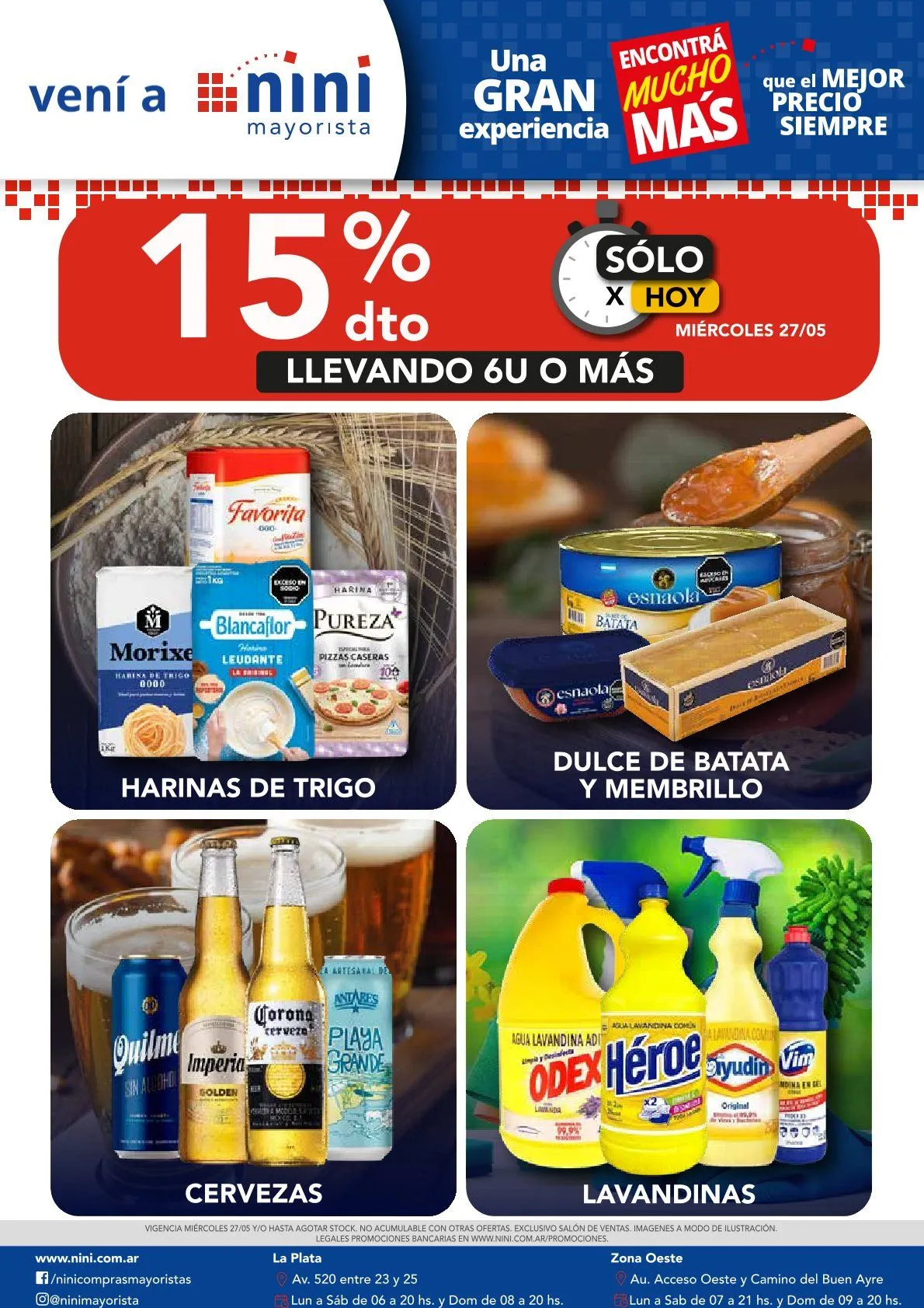 Ofertas de Nini Mayorista Ofertas 27 de mayo al 1 de junio 2026 - Página 1 del catálogo