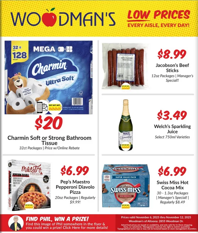 Weekly ad Woodman's Market Sales from November 6 to November 12 2025 - Page 1
