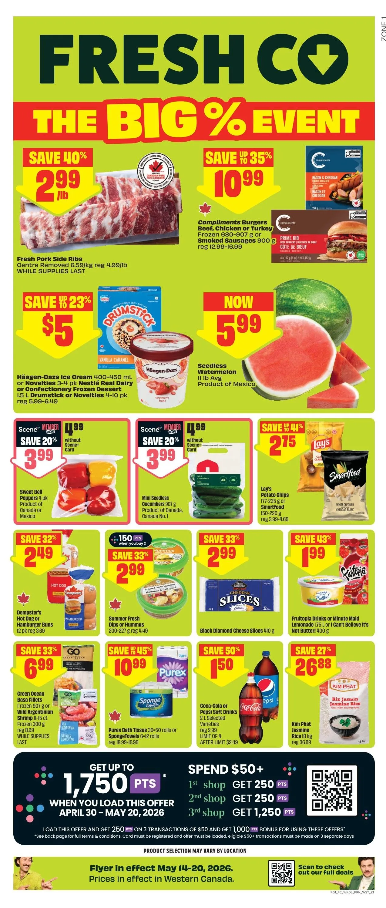 FreshCo. Sales from May 18 to May 23 2026 - flyer page 