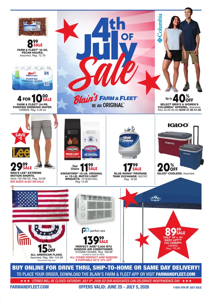 Weekly ad Blain's Farm & Fleet Sales from June 25 to July 5 2026 - Page 1