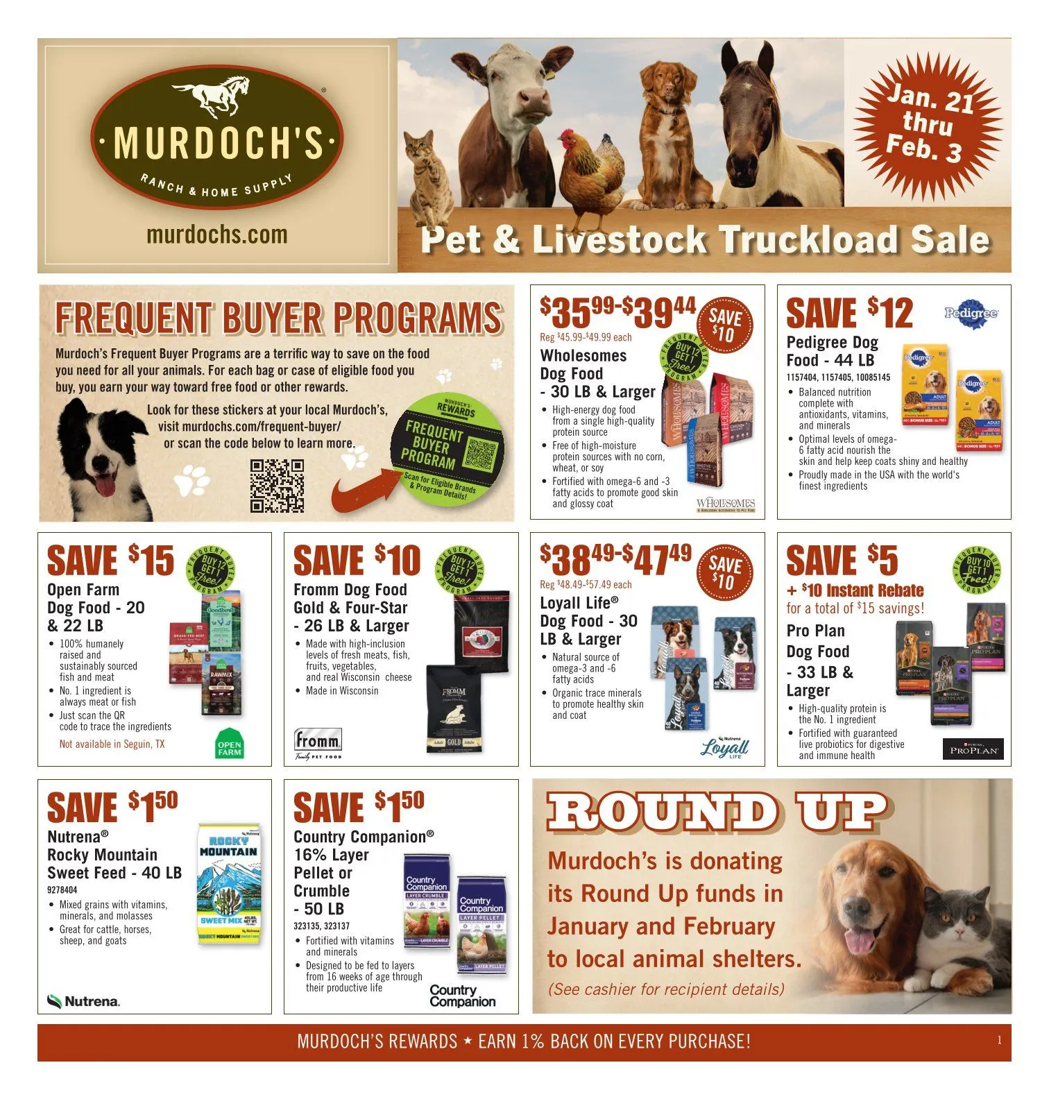 Weekly ad Murdoch’s Sales from January 21 to February 3 2026 - Page