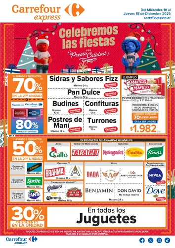 Ofertas de Carrefour Express Ofertas 10 de diciembre al 18 de diciembre 2025 - Página 1 del catálogo
