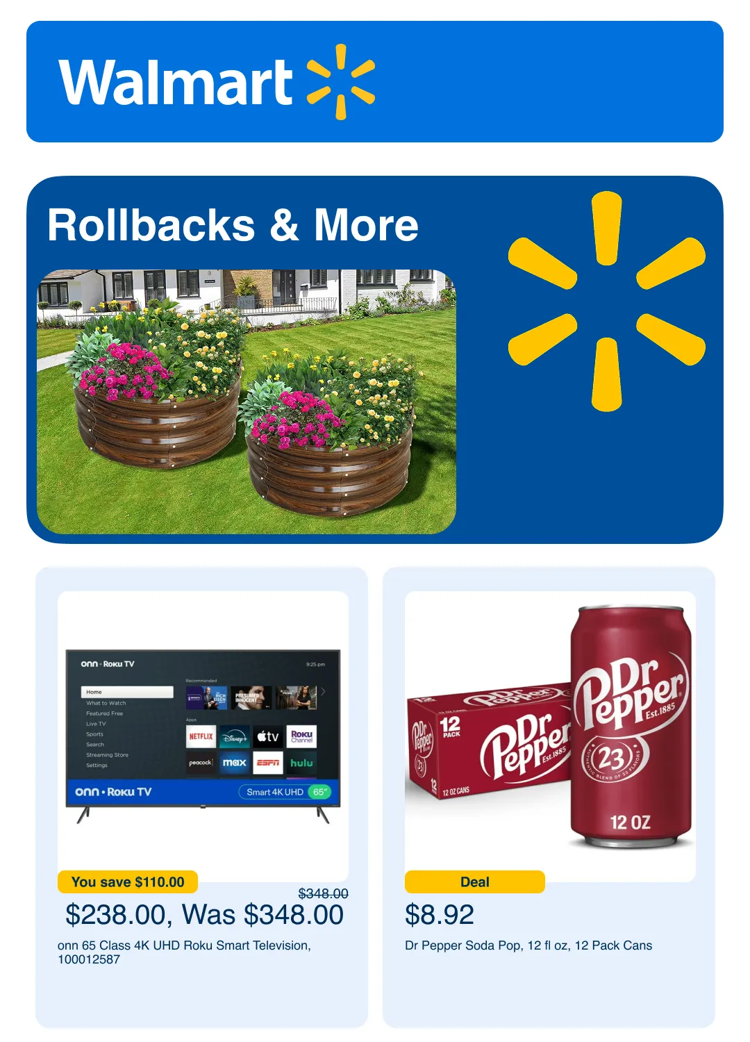  Walmart Sales - May 8 May 27 2026