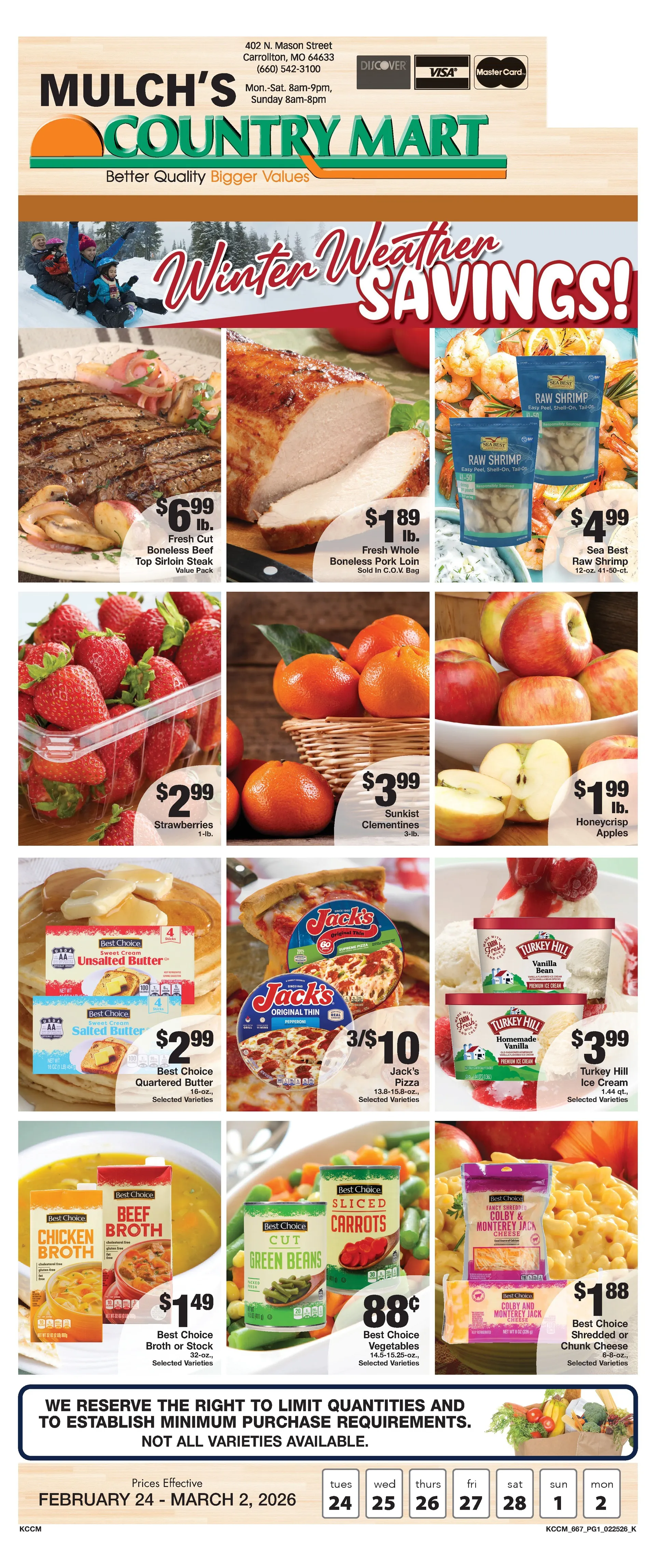 Weekly ad  Country Mart Sales from February 24 to March 2 2026 - Page 