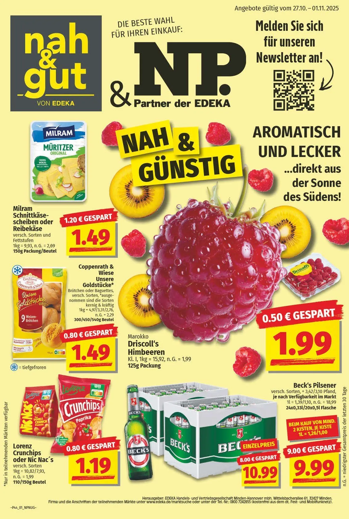 NP Discount Angebote von 27. Oktober bis 1. November 2025 - Prospekt seite 