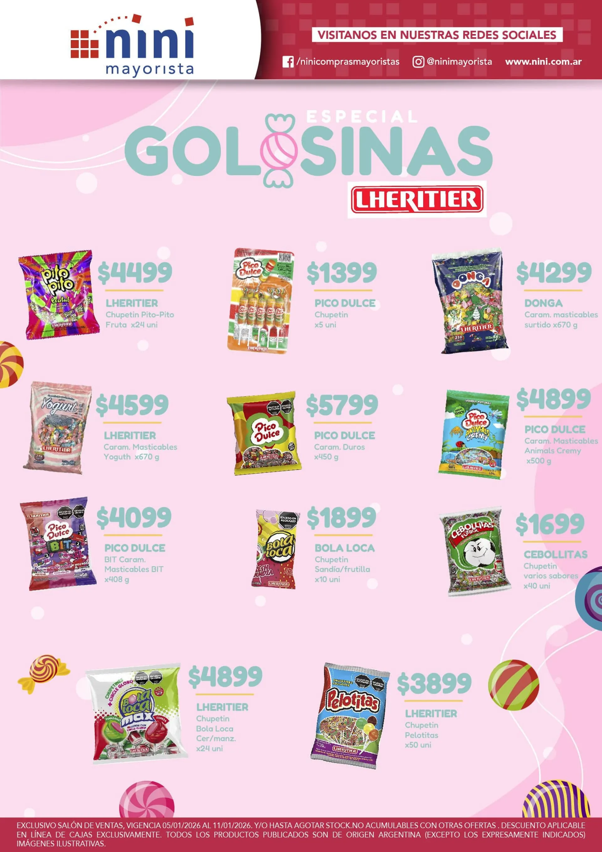 Ofertas de Nini Mayorista Ofertas 5 de enero al 11 de enero 2026 - Página 1 del catálogo