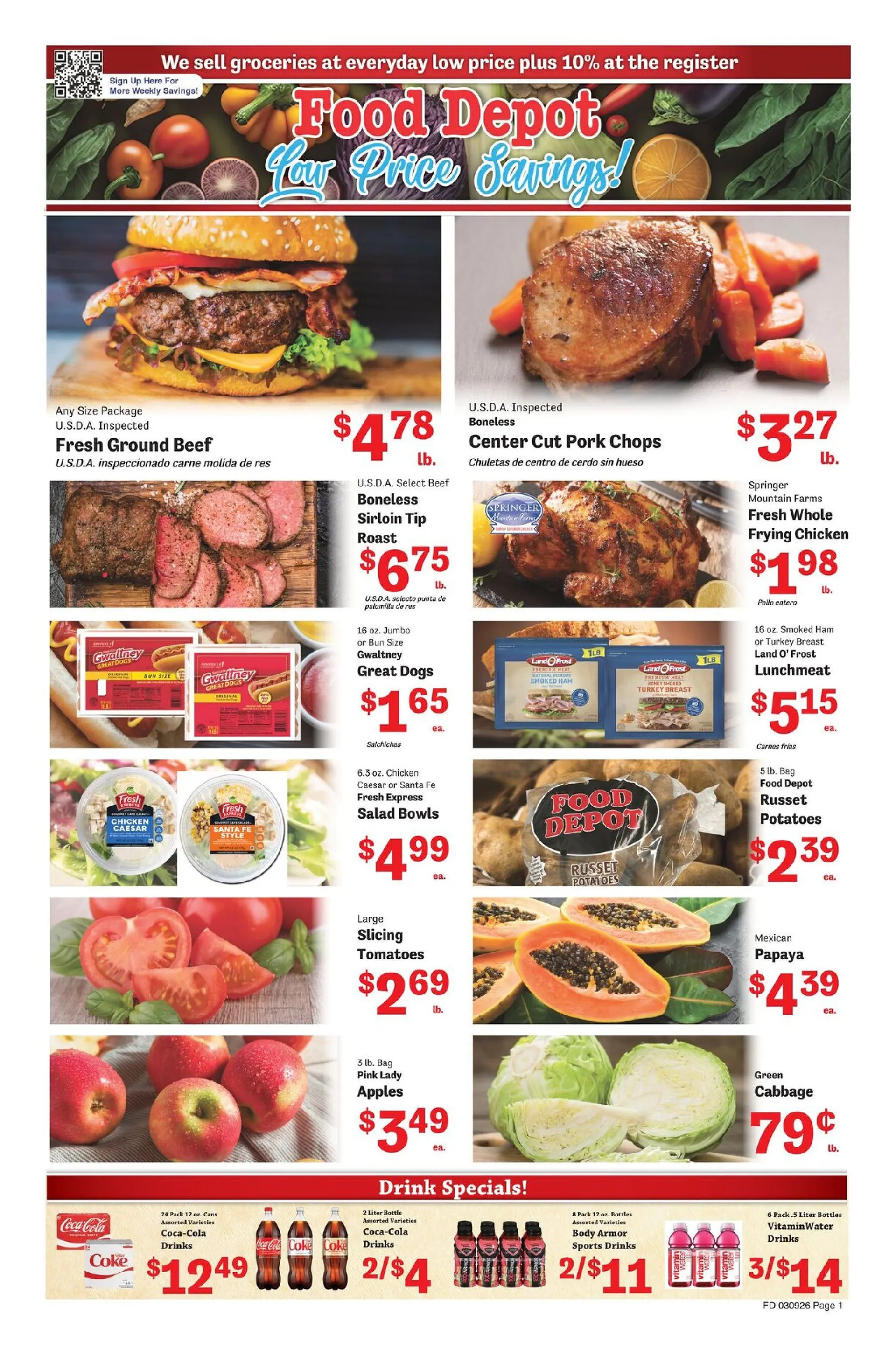 Weekly ad Food Depot weekly ads from March 9 to March 16 2026 - Page 1