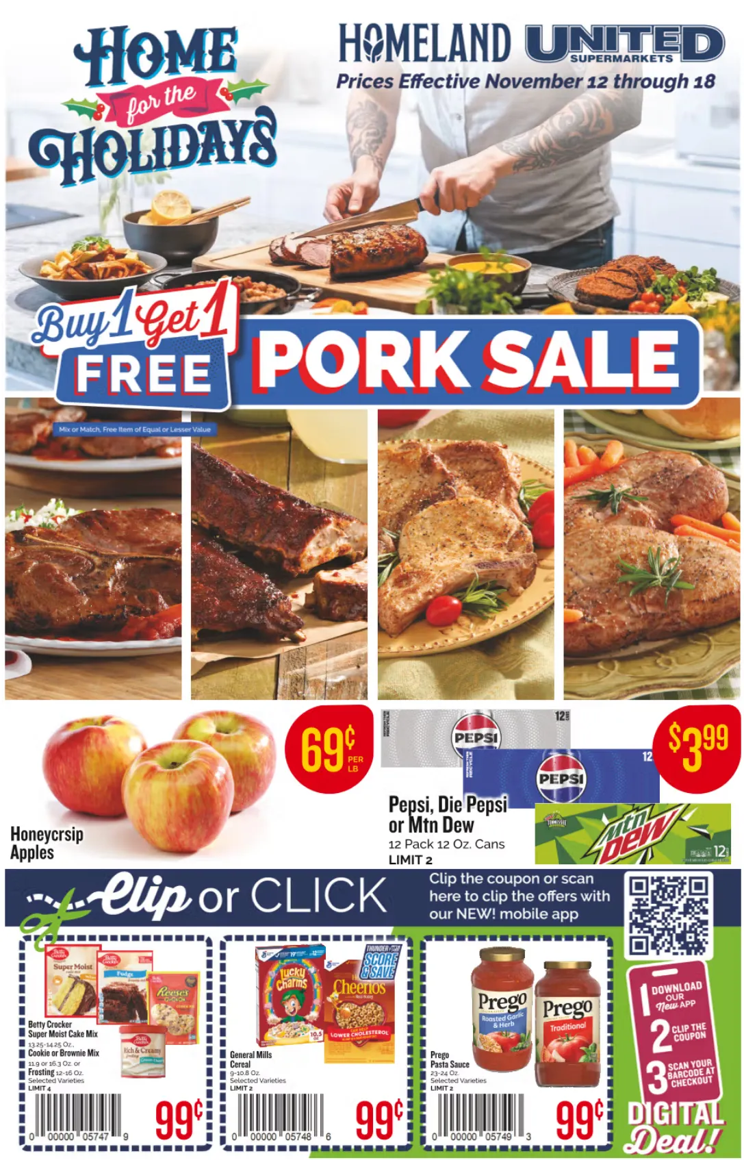 Weekly ad Homeland Sales from November 12 to November 18 2025 - Page 1
