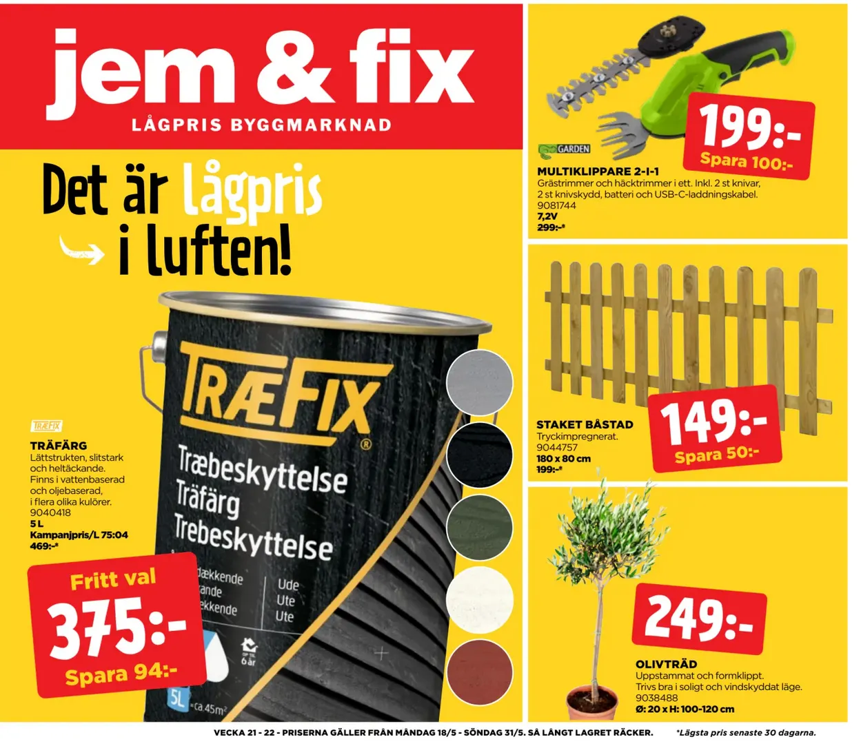Senaste Jem och Fix erbjudanden från 18 maj till 31 maj 2026 - Reklamblad sidor 
