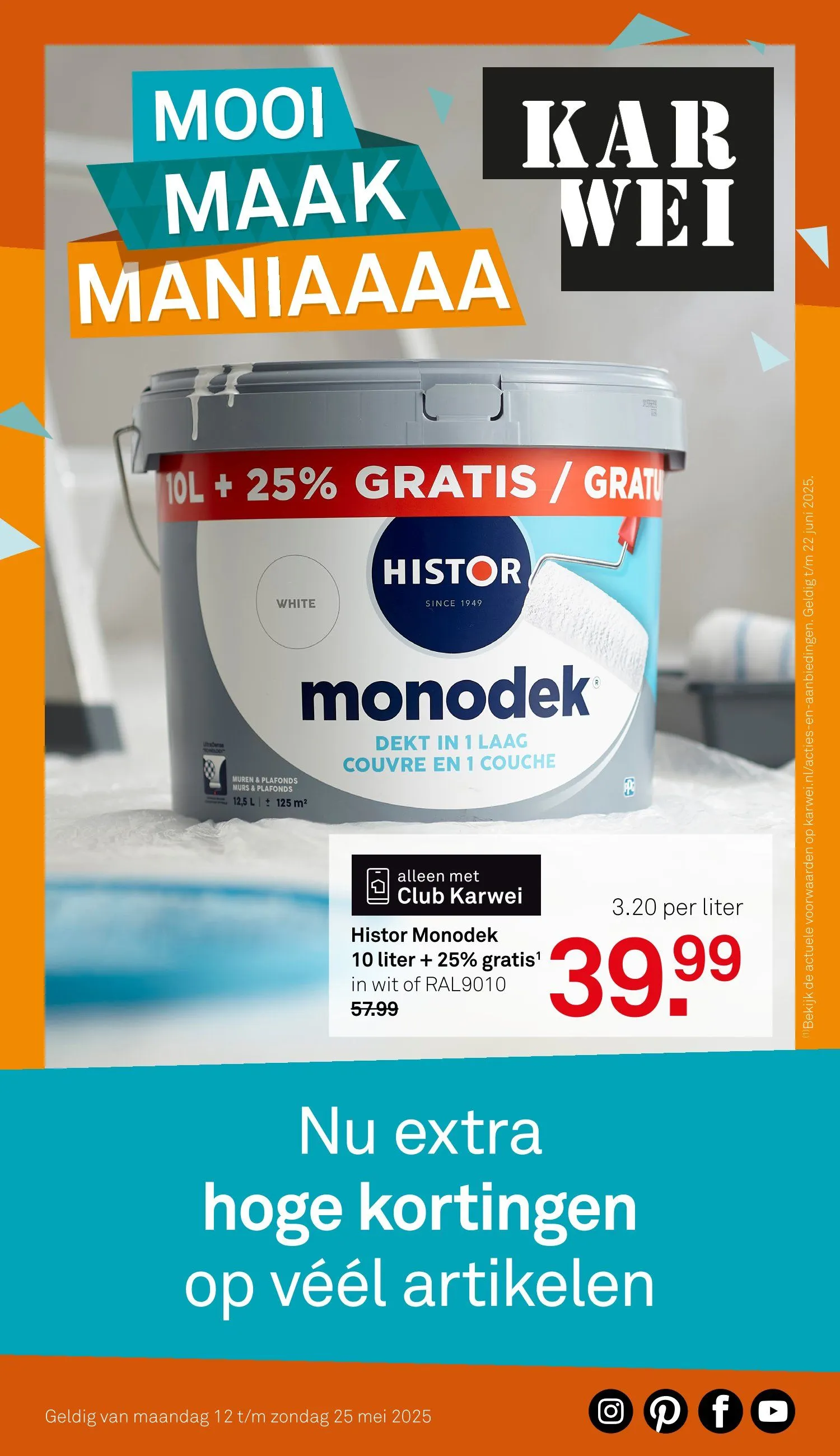 Karwei Aanbiedingen van 13 mei tot 25 mei 2025 - Folder pagina 1
