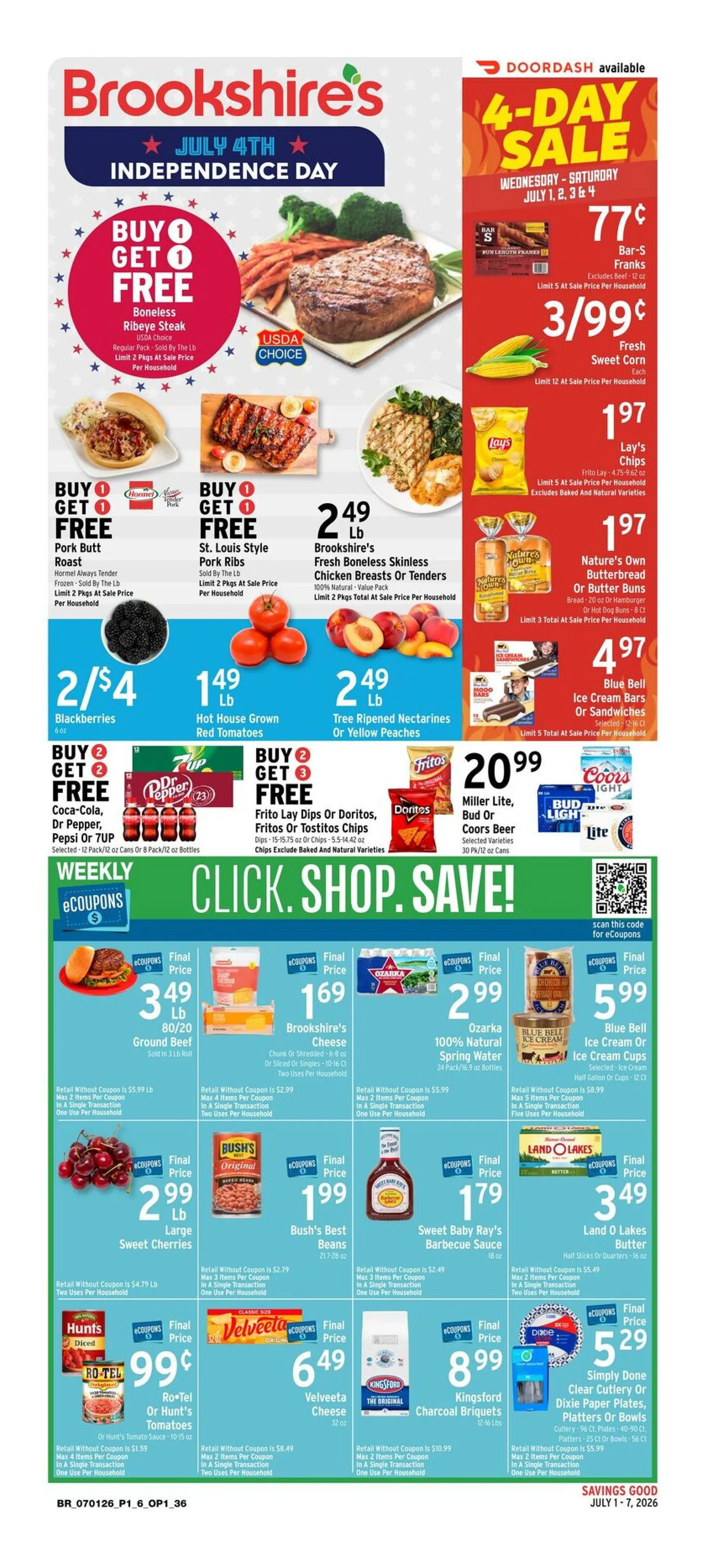 Weekly ad Brookshires Sales from July 1 to July 7 2026 - Page 