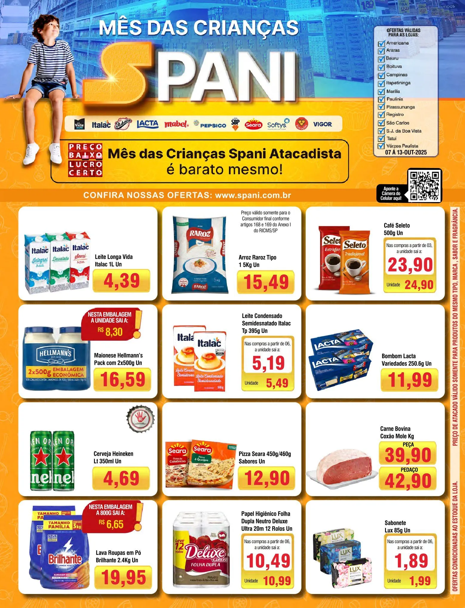 Encarte de Folhetos Spani Atacadista 7 de outubro até 14 de outubro 2025 - Pagina