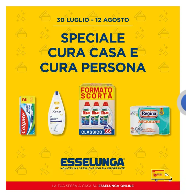 Esselunga Volantino da 30 luglio a 12 agosto di 2026 - Pagina del volantino 1