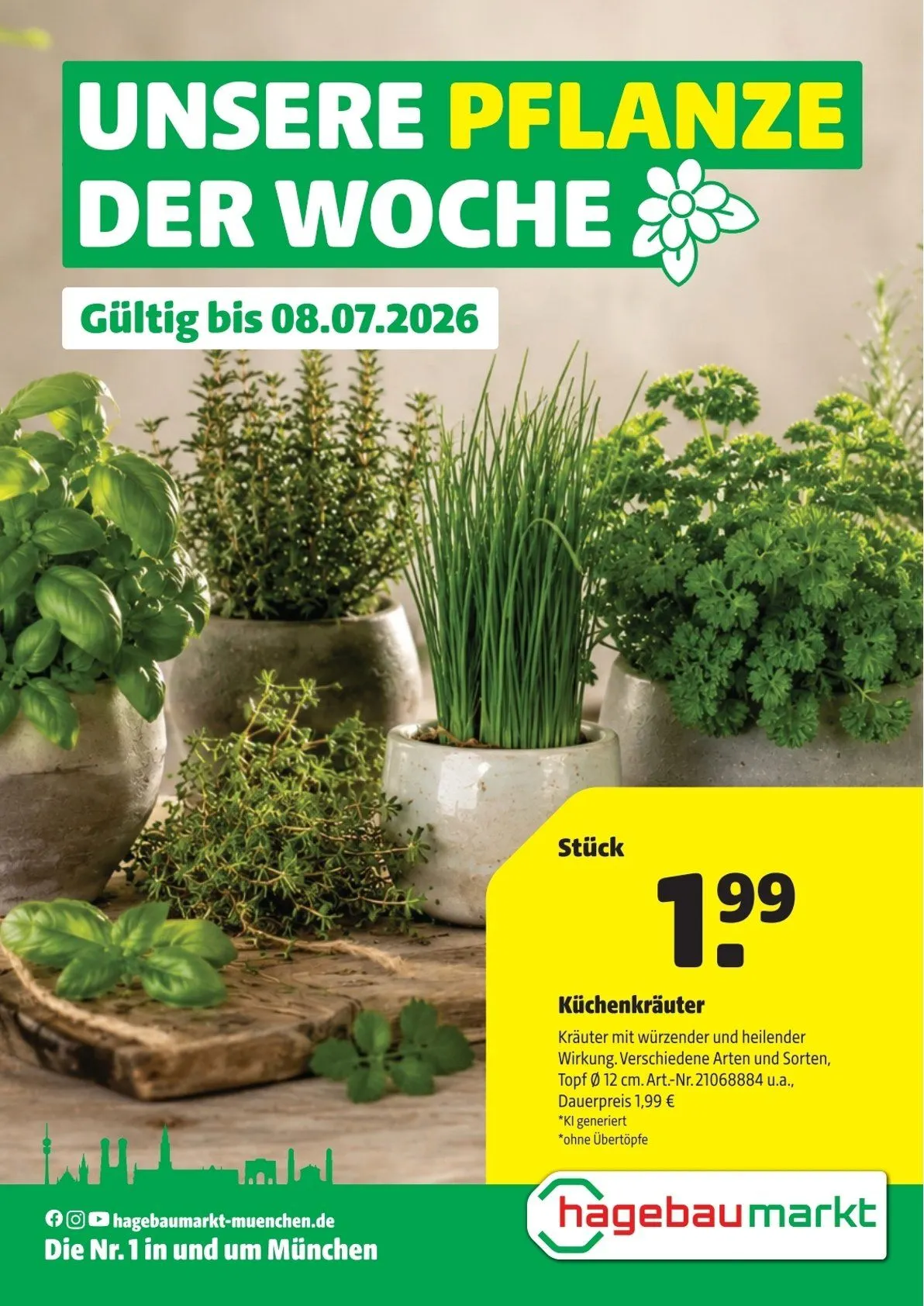  Hagebaumarkt Angebote von 1. Juli bis 8. Juli 2026 - Prospekt seite 