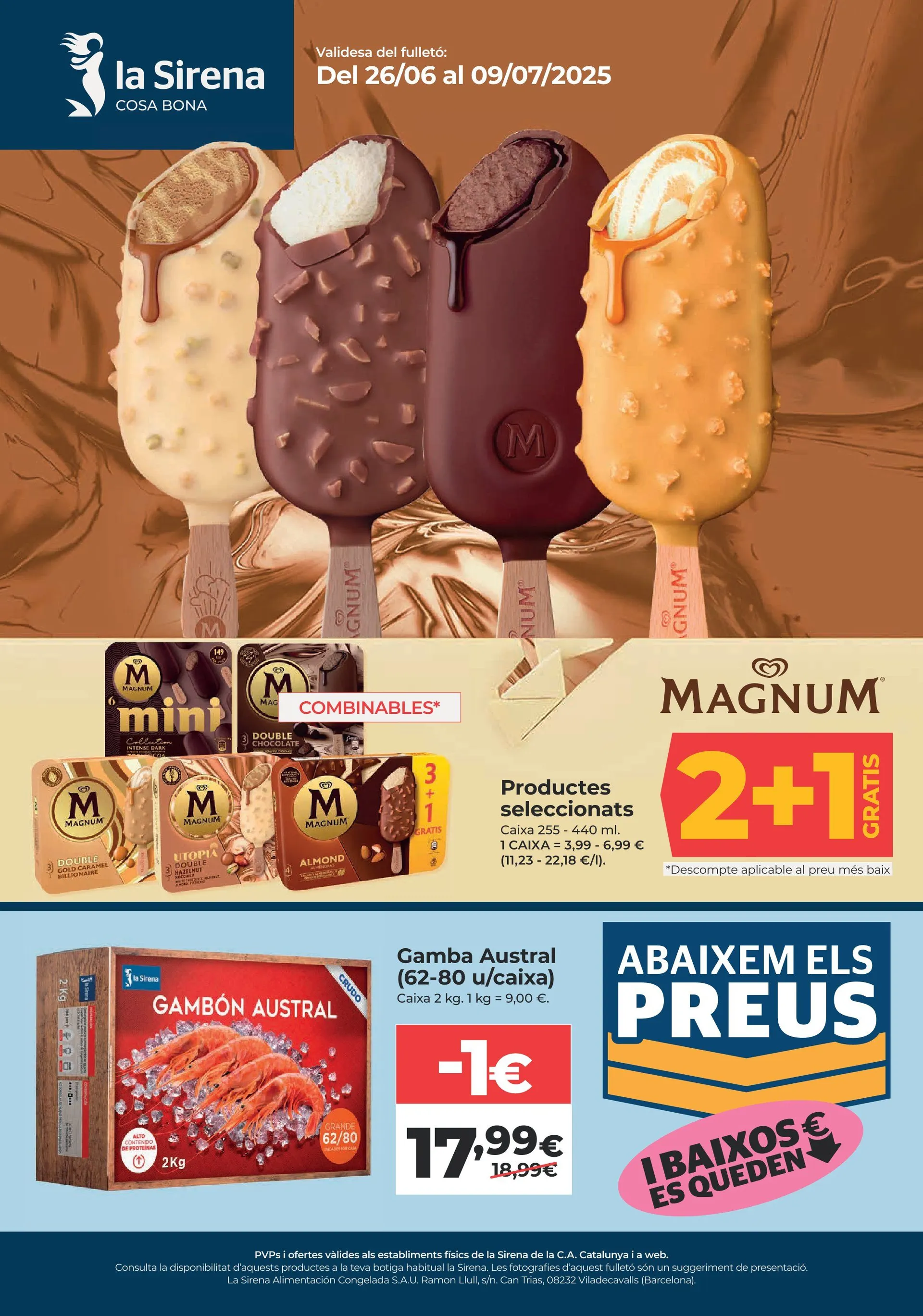 Catálogo de Ofertas La Sirena  26 de junio al 9 de julio 2025 - Página