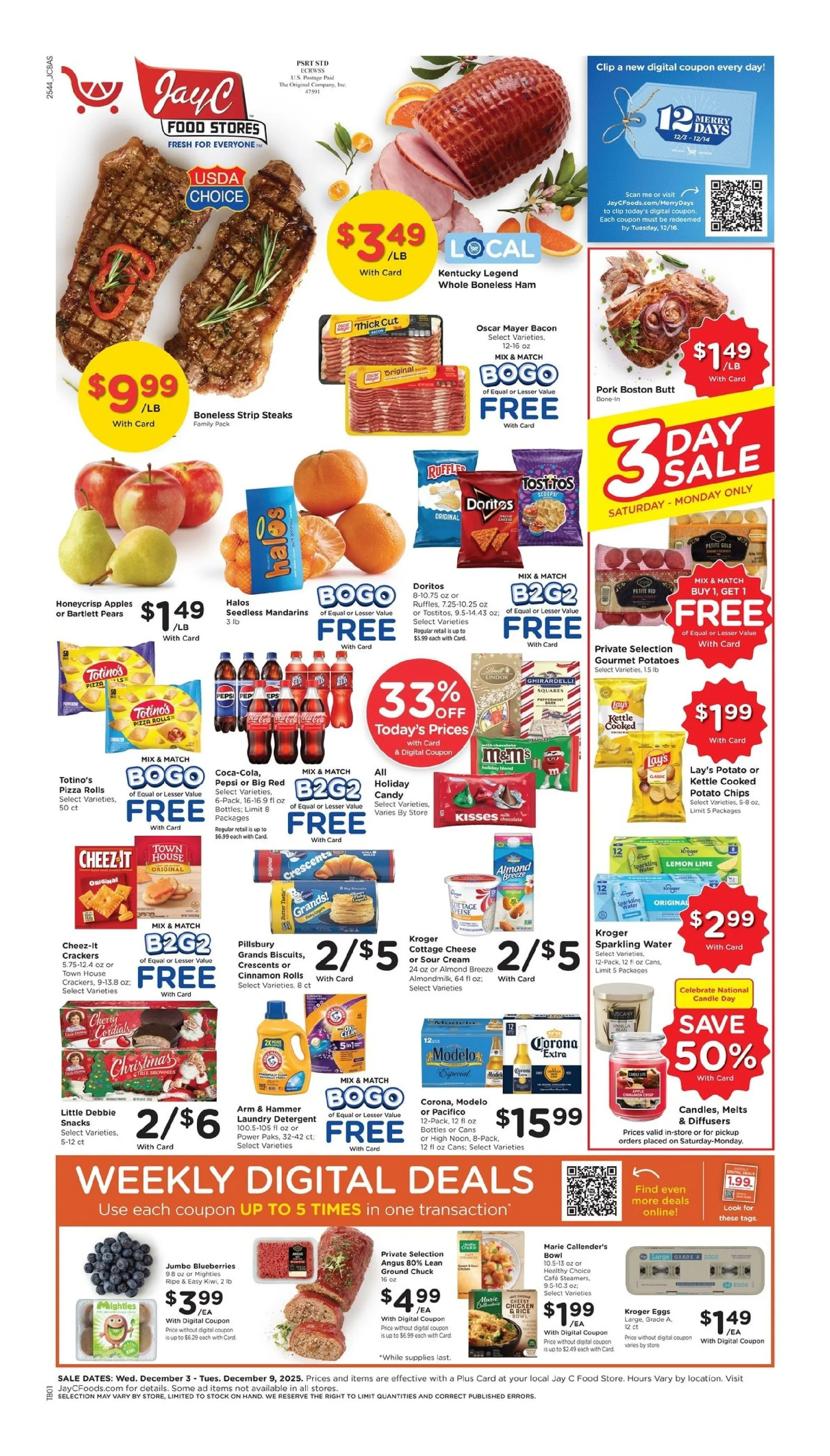 Weekly ad Jay C Food Stores Sales from December 3 to December 9 2025 - Page 