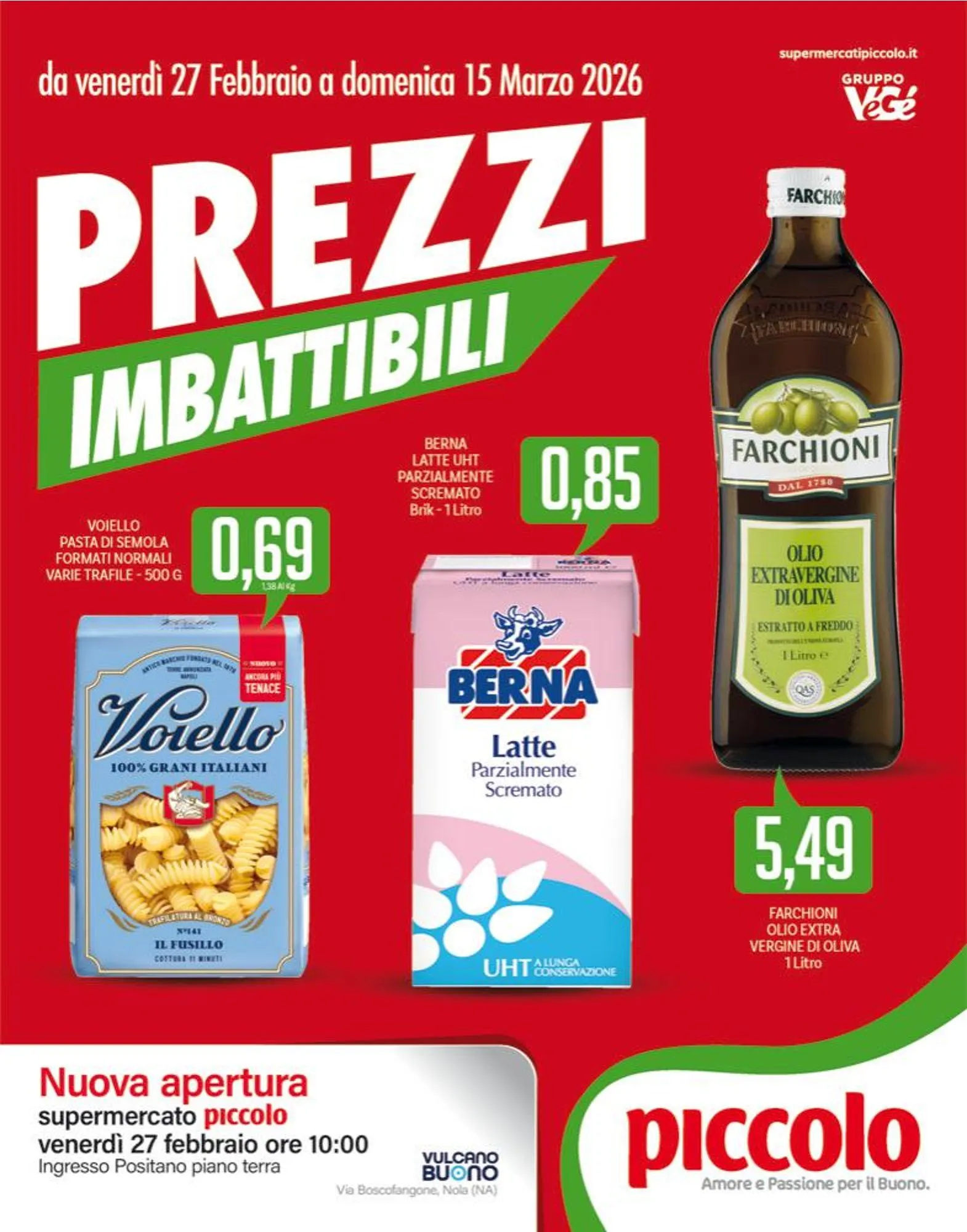 Volantini Piccolo da 25 febbraio a 15 marzo di 2026 - Pagina del volantino 1