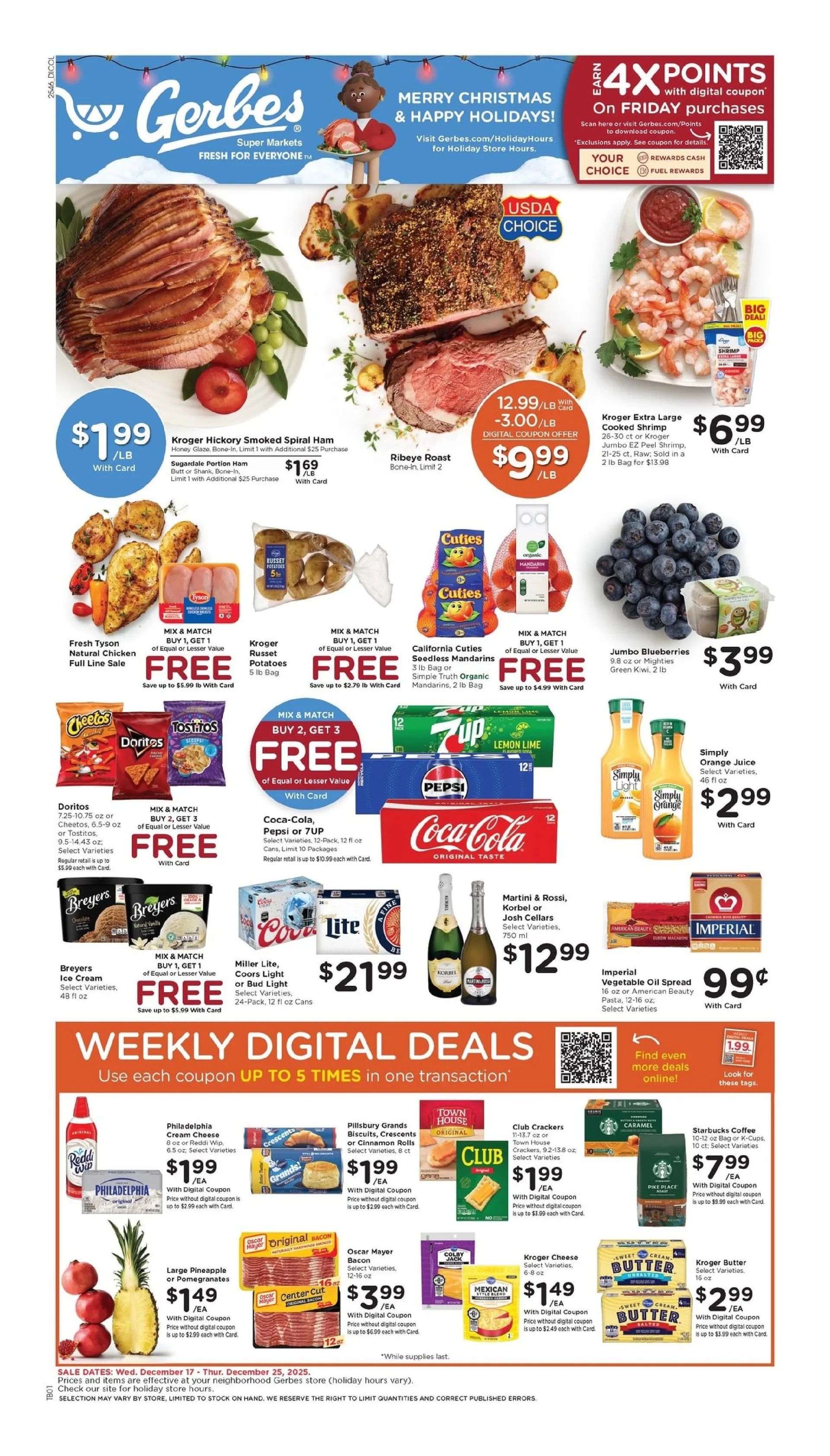 Weekly ad Gerbes Super Markets Sales from December 17 to December 25 2025 - Page
