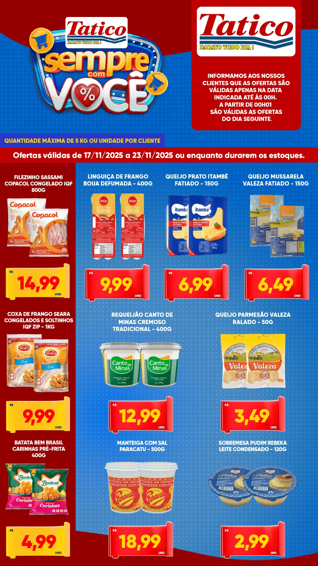 Encarte de Tatico Ofertas 17 de novembro até 23 de novembro 2025 - Pagina 1